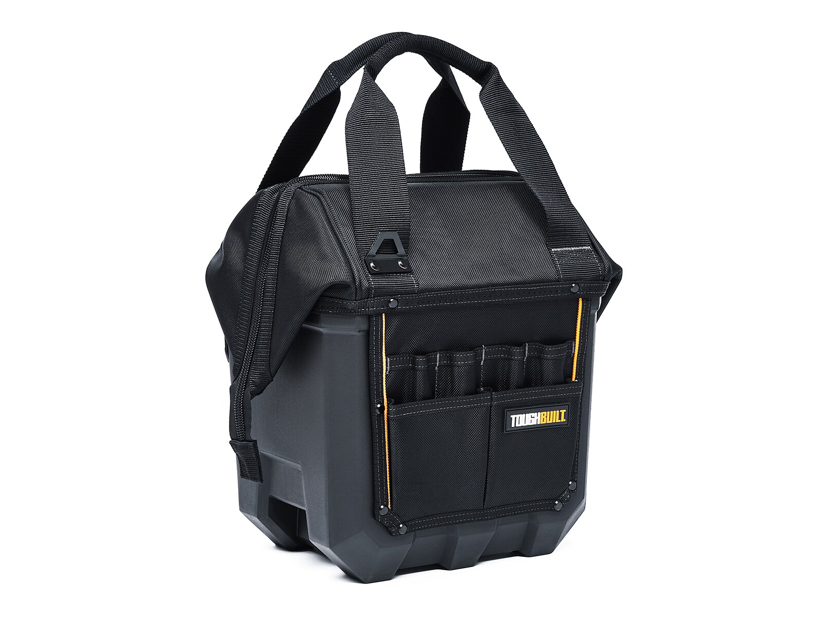 Bolsa de herramientas TOUGHBUILT Massive Mouth M de plástico negro de 12 pulgadas de ancho x 11 pulgadas de profundidad x 15 pulgadas de largo TBL-CT-62-12