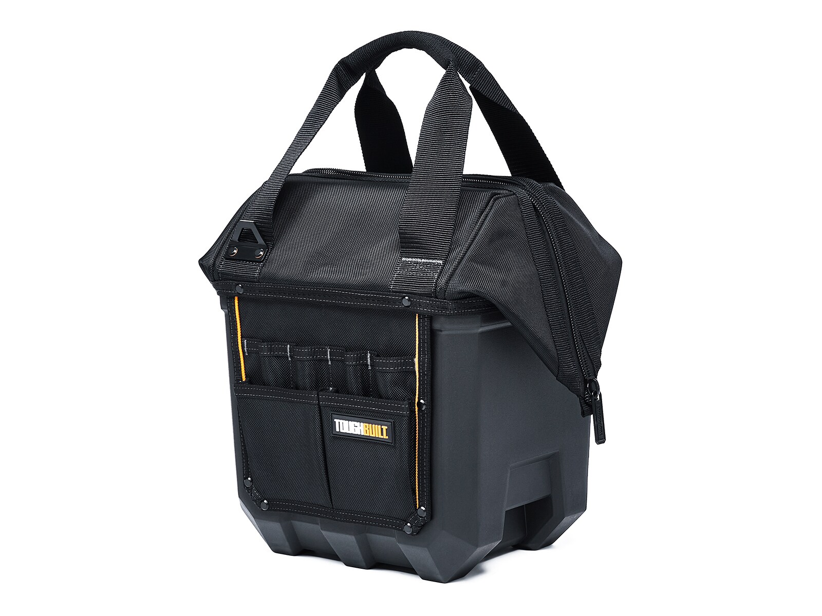 Bolsa de herramientas TOUGHBUILT Massive Mouth M de plástico negro de 12 pulgadas de ancho x 11 pulgadas de profundidad x 15 pulgadas de largo TBL-CT-62-12