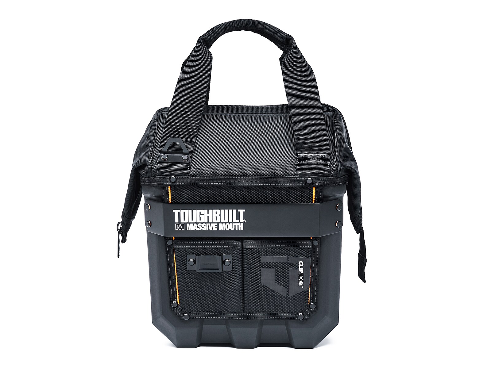 Bolsa de herramientas TOUGHBUILT Massive Mouth M de plástico negro de 12 pulgadas de ancho x 11 pulgadas de profundidad x 15 pulgadas de largo TBL-CT-62-12