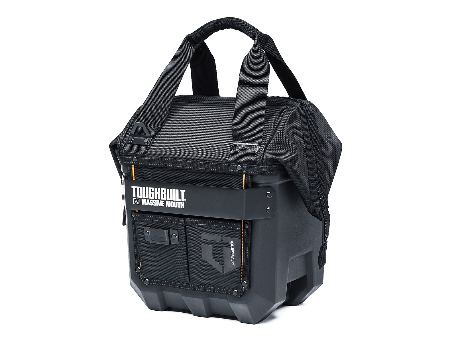 Bolsa de herramientas TOUGHBUILT Massive Mouth M de plástico negro de 12 pulgadas de ancho x 11 pulgadas de profundidad x 15 pulgadas de largo TBL-CT-62-12