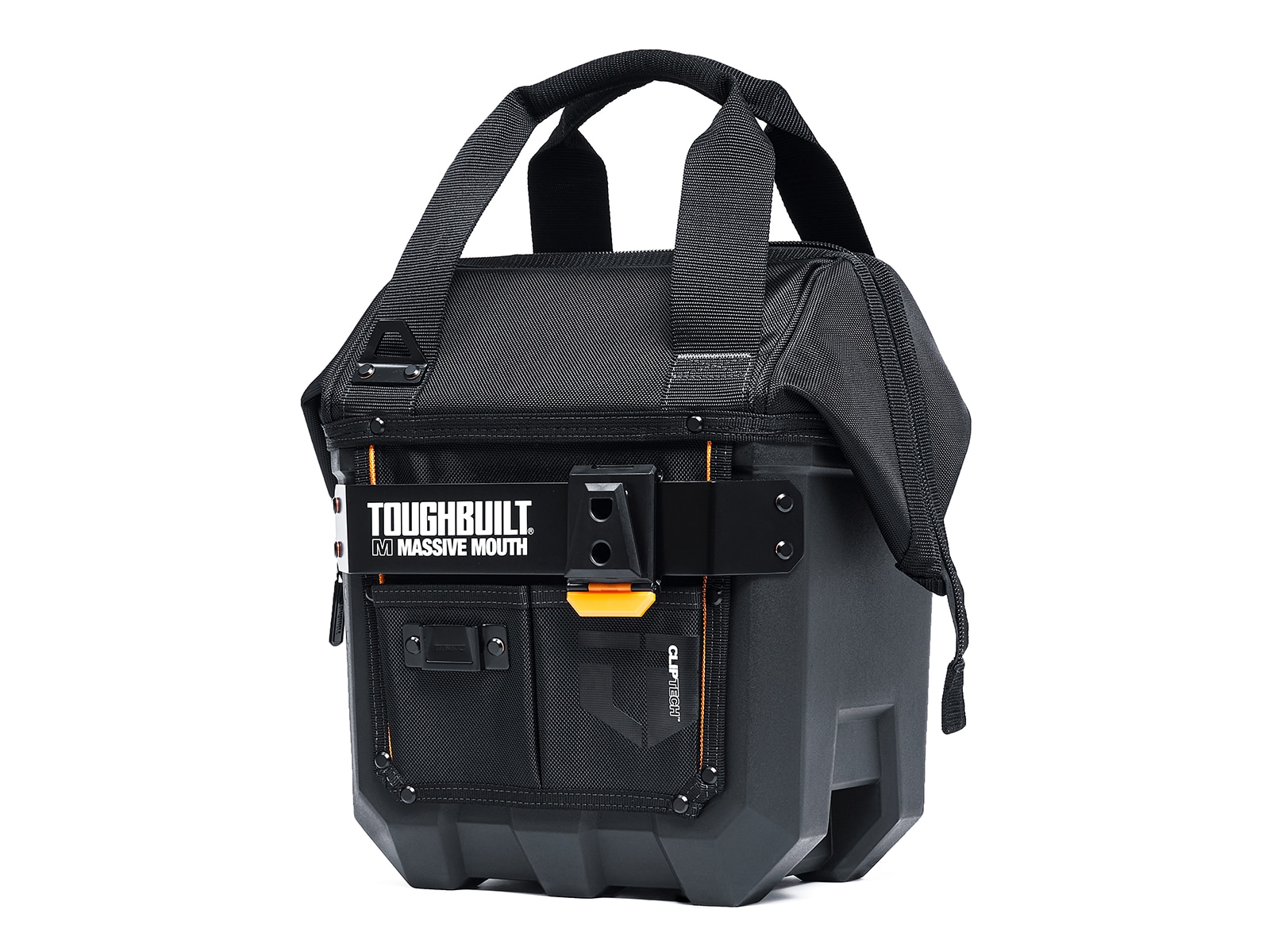Bolsa de herramientas TOUGHBUILT Massive Mouth M de plástico negro de 12 pulgadas de ancho x 11 pulgadas de profundidad x 15 pulgadas de largo TBL-CT-62-12