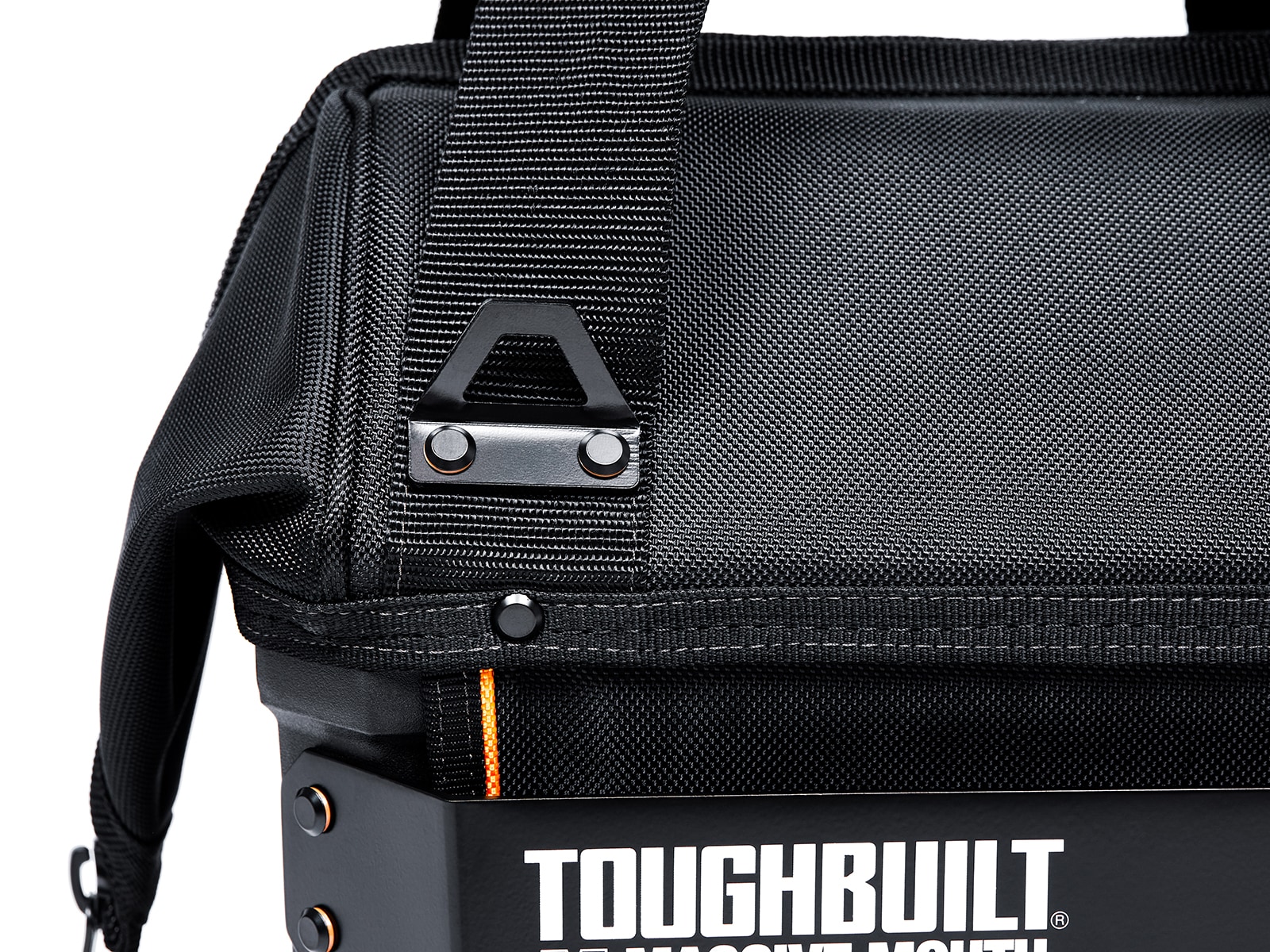 Bolsa de herramientas TOUGHBUILT Massive Mouth M de plástico negro de 12 pulgadas de ancho x 11 pulgadas de profundidad x 15 pulgadas de largo TBL-CT-62-12