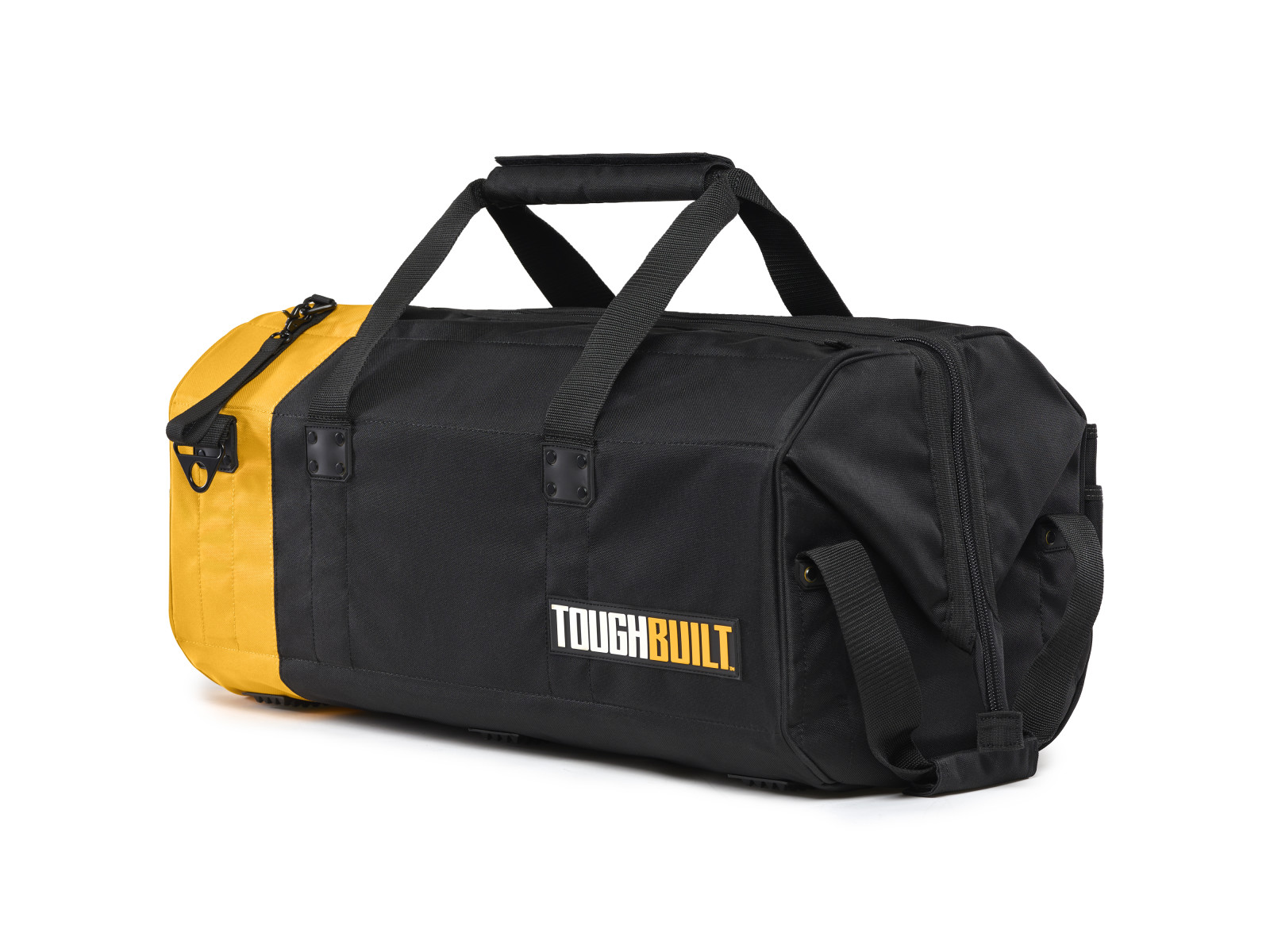 Bolsa de herramientas con cierre TOUGHBUILT Massive Mouth - Fanatic Black de poliéster de 26 pulgadas de ancho x 10.5 pulgadas de profundidad x 11.5 pulgadas de largo TB-60-26