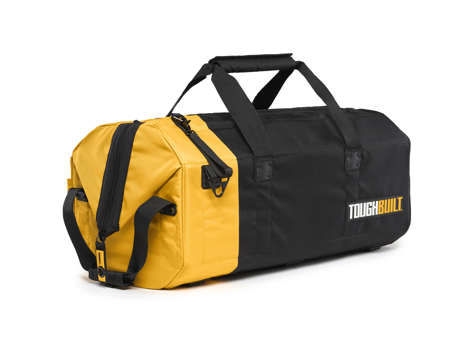 Bolsa de herramientas con cierre TOUGHBUILT Massive Mouth - Fanatic Black de poliéster de 26 pulgadas de ancho x 10.5 pulgadas de profundidad x 11.5 pulgadas de largo TB-60-26