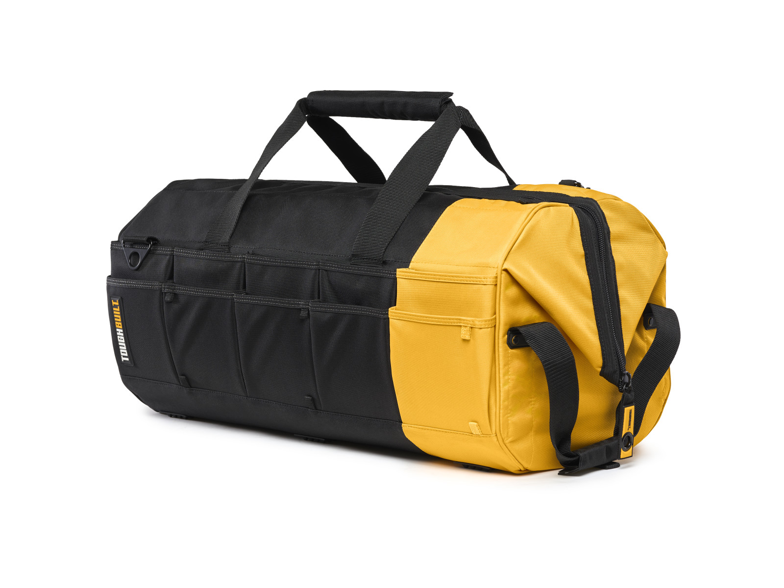 Bolsa de herramientas con cierre TOUGHBUILT Massive Mouth - Fanatic Black de poliéster de 26 pulgadas de ancho x 10.5 pulgadas de profundidad x 11.5 pulgadas de largo TB-60-26