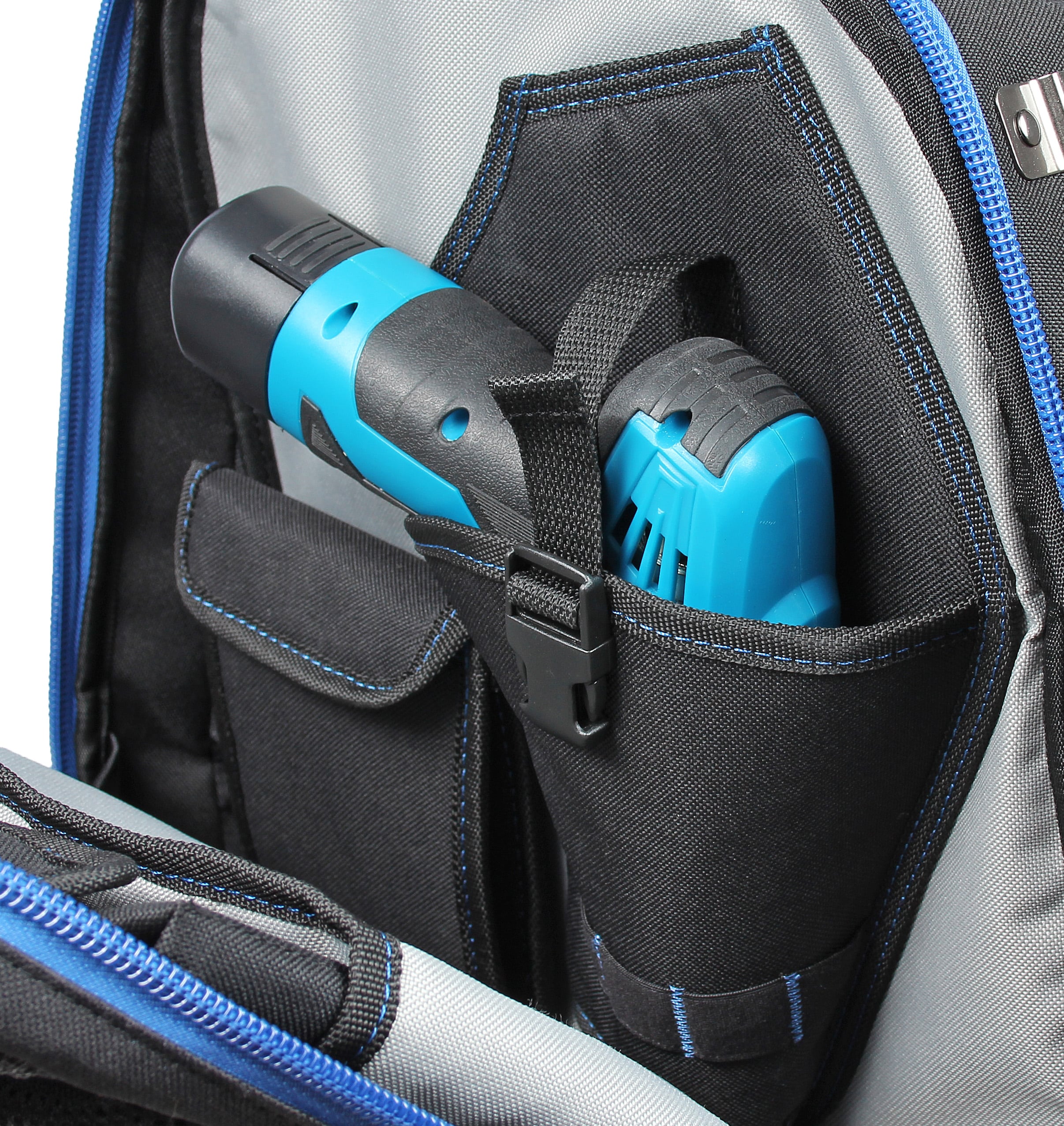 Mochila con cierre IDEAL Pro Series de poliéster negro de 16 pulgadas de ancho x 10.5 pulgadas de profundidad x 19 pulgadas de largo