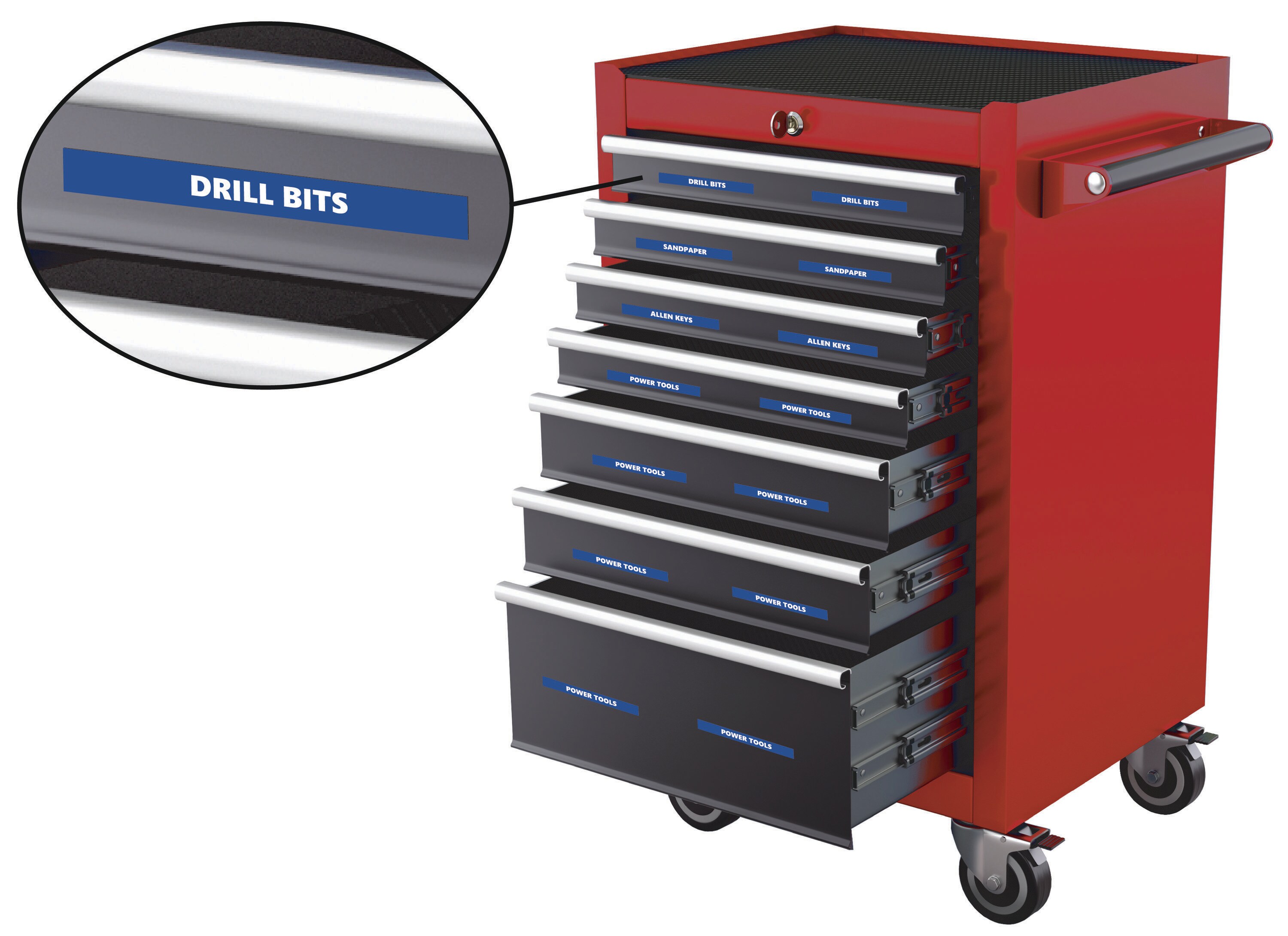 Etiquetas magnéticas únicas para accesorios magnéticos de vinilo DCM Solutions TBBKB50