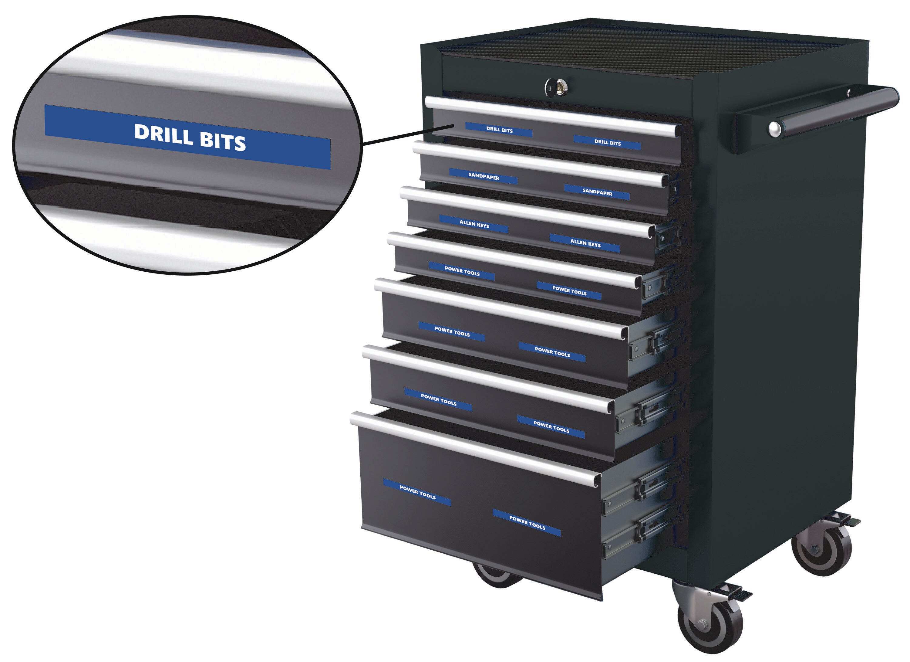 Etiquetas magnéticas únicas para accesorios magnéticos de vinilo DCM Solutions TBBKB50