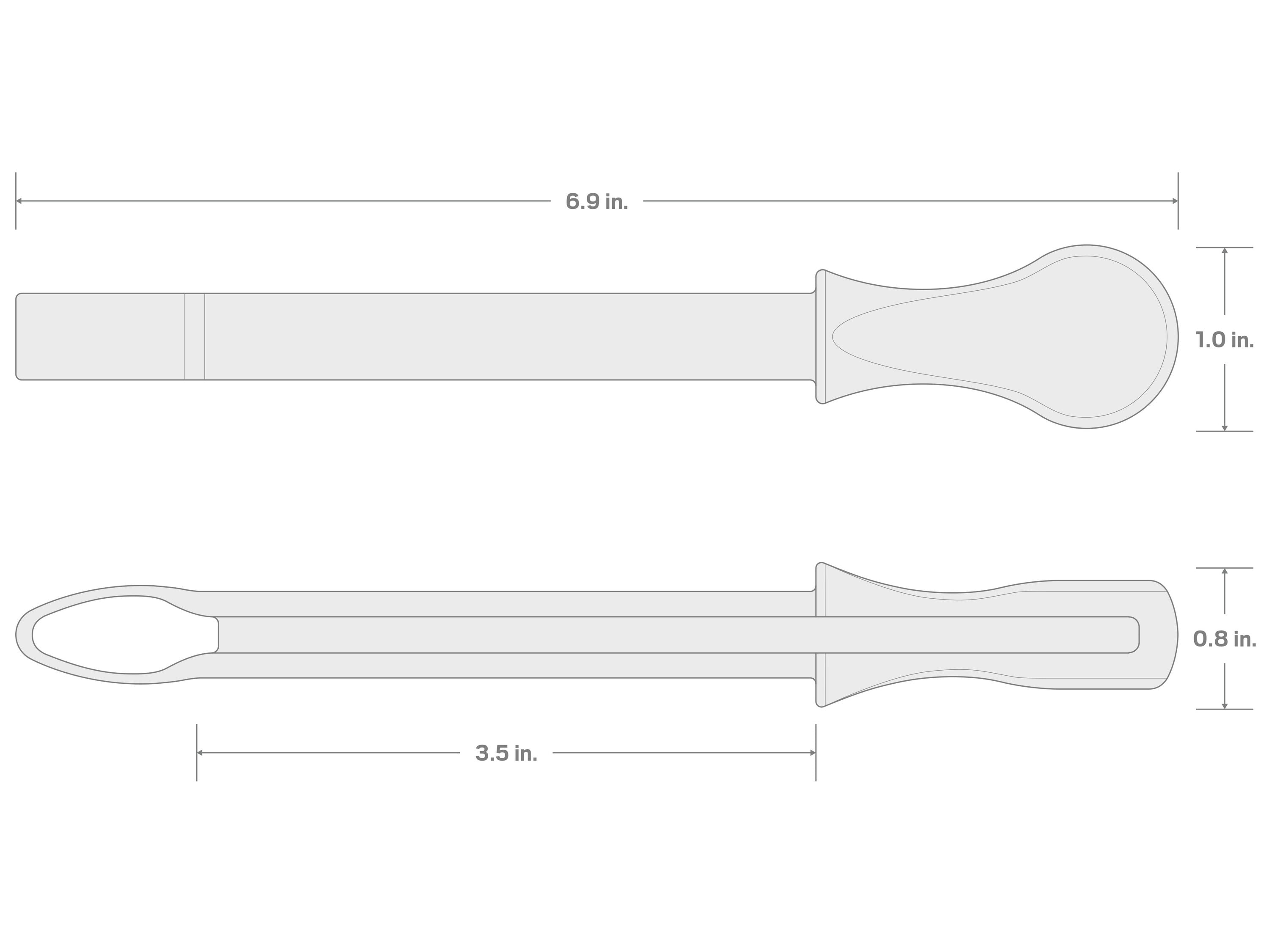 Almacenamiento de Llave de corona TEKTON Roja de 1/2 pulgada x 7 pulgadas (ORG24407)