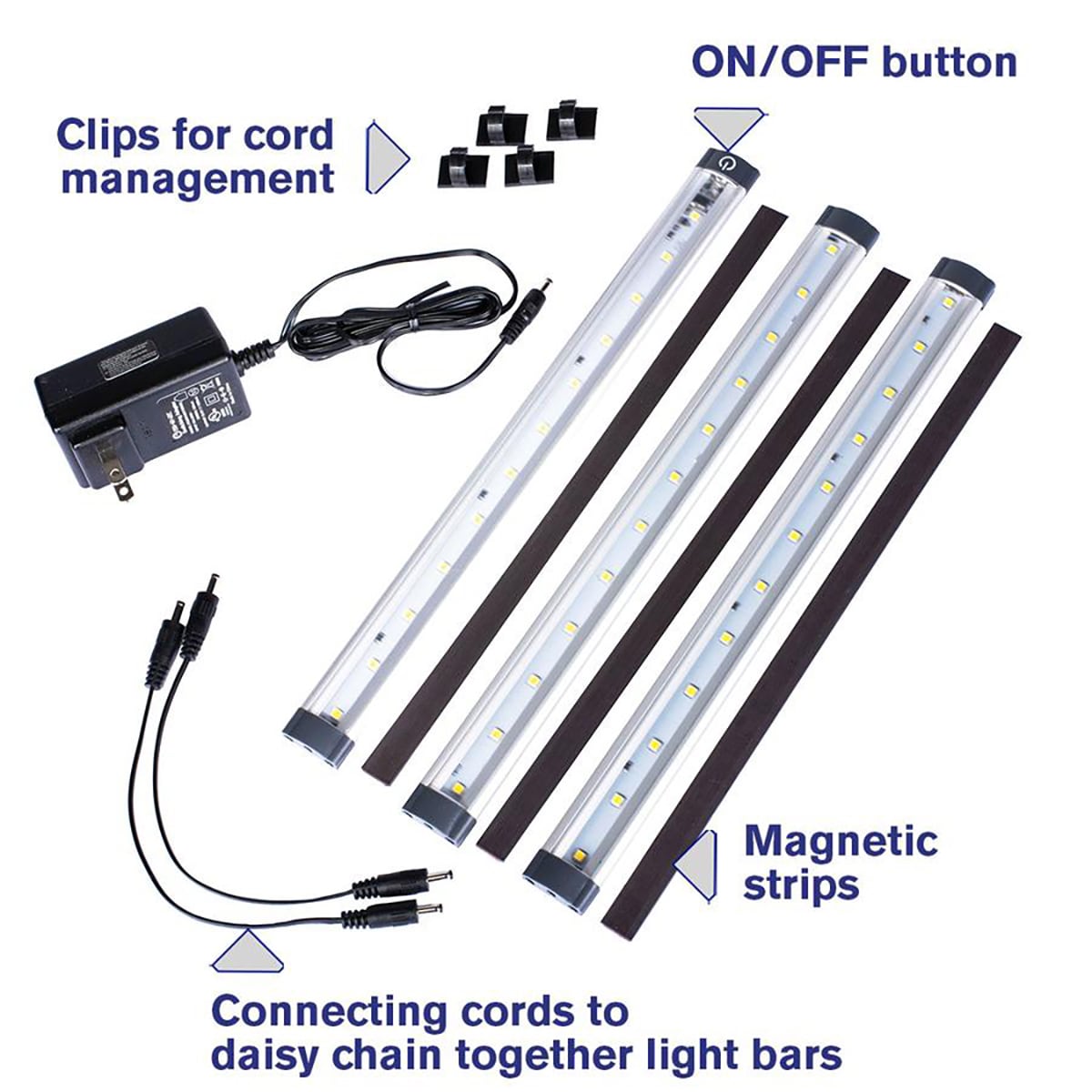Barras de luz LED Montezuma accesorio magnético