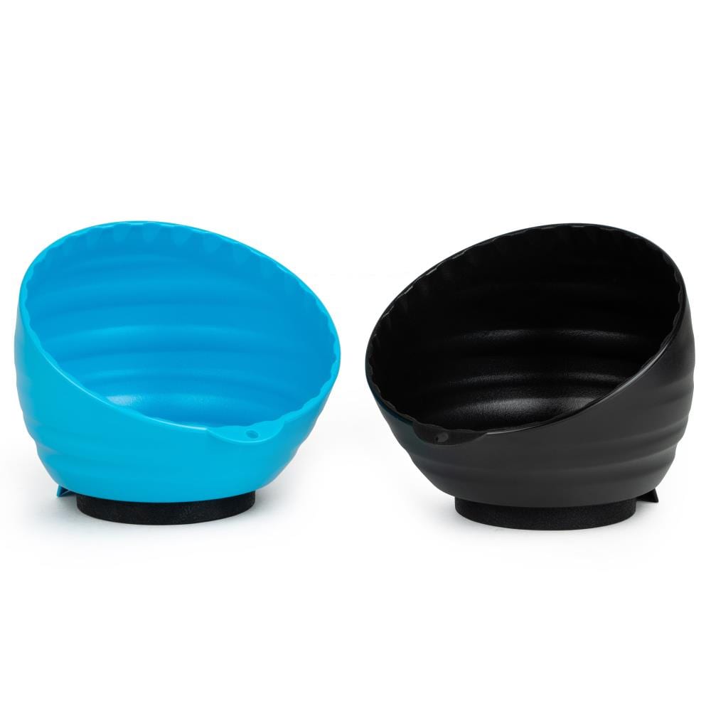 Accesorio magnético de plástico de Capri Tools, dos tazones magnéticos para partes CP-PARTSBOWL-SET.