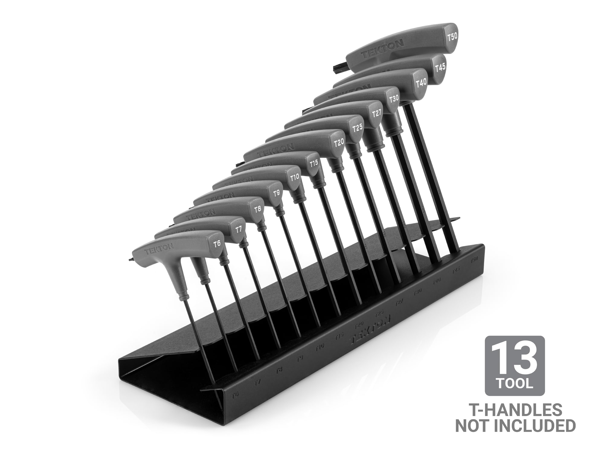 Organizador de herramientas de acero TEKTON con marcadores T6 - T50 OKH64501