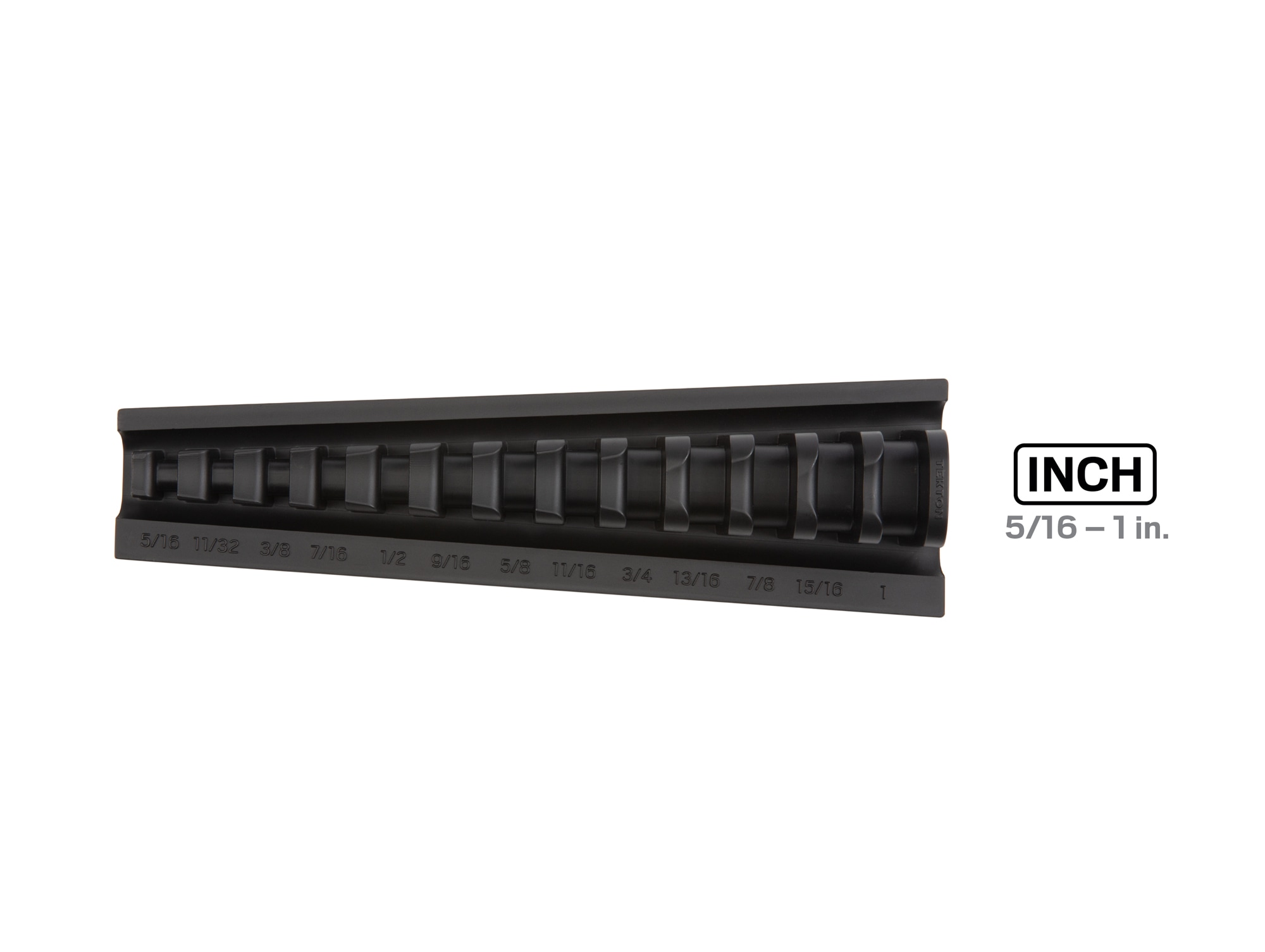Almacenamiento de Llave de Corona de 13 Herramientas TEKTON Black 5/16 - 1 pulgada 3/8 pulgadas impulsión ORG26113