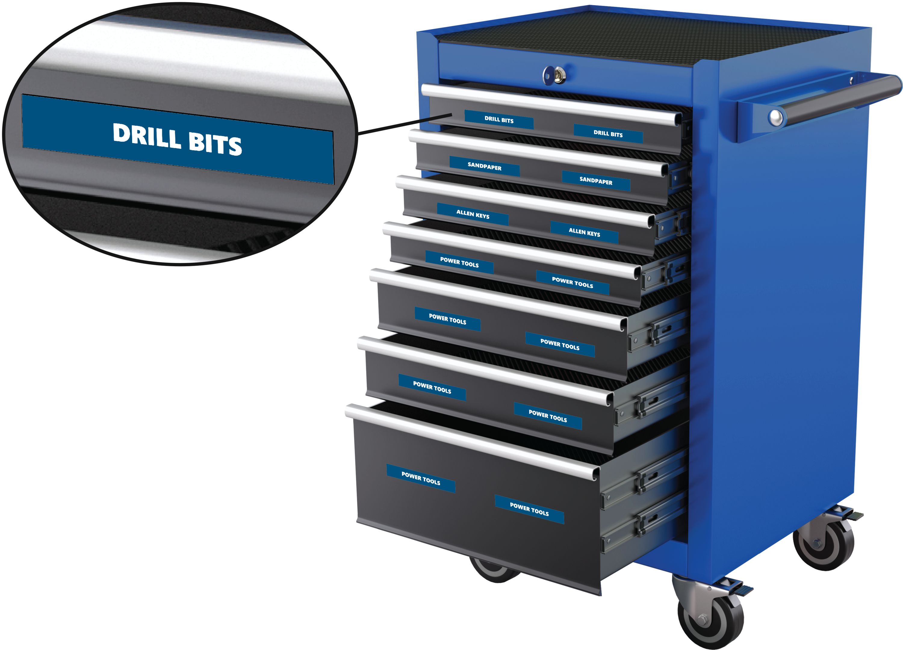 Etiquetas magnéticas únicas para accesorio magnético de vinilo magnético DCM Solutions TBBKB75 de 22 piezas