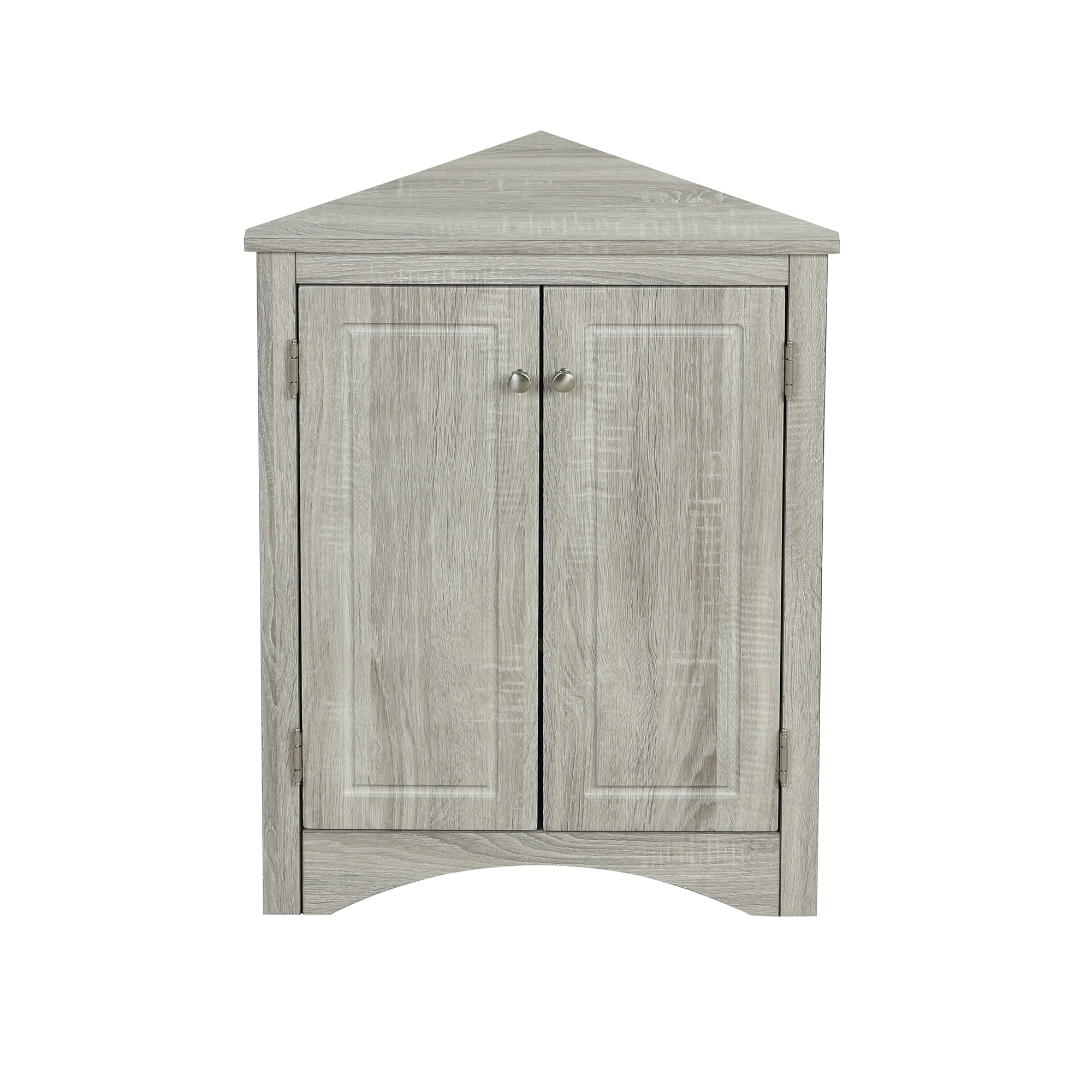 Gabinete de almacenamiento de utilidad montado en la pared de roble MDF Siavonce de 17 pulgadas de ancho x 32 pulgadas de alto FZ66962
