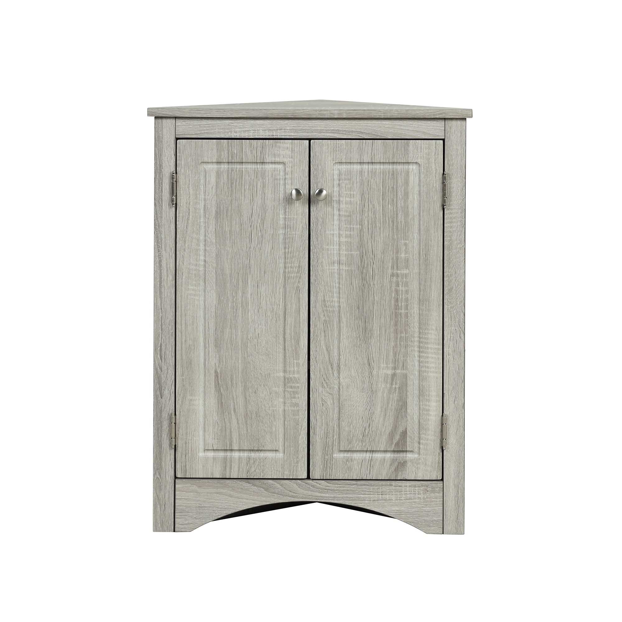 Gabinete de almacenamiento de utilidad montado en la pared de roble MDF Siavonce de 17 pulgadas de ancho x 32 pulgadas de alto FZ66962