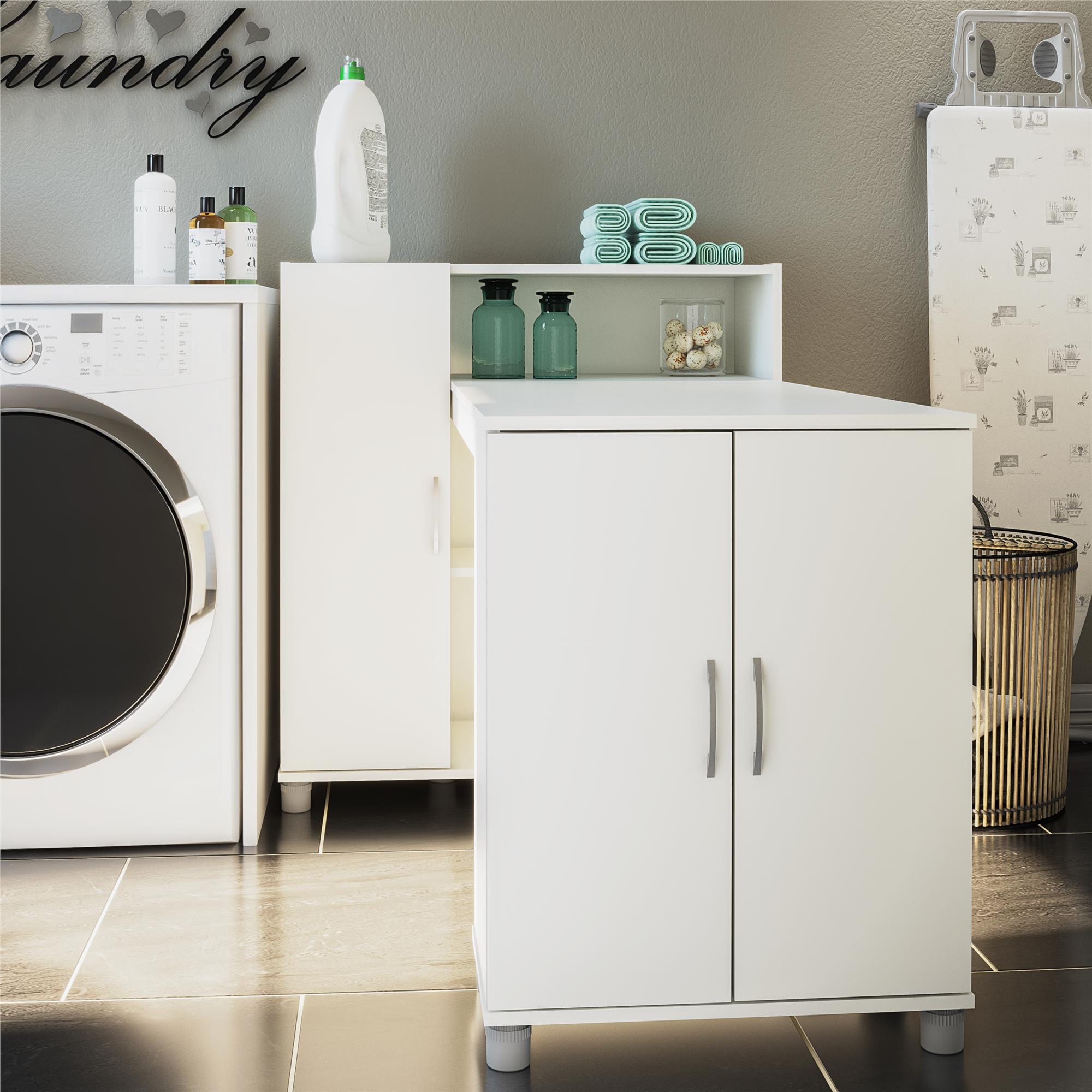 Mesa de centro Ameriwood Home Lory 59.61 pulgadas de ancho x 38.25 pulgadas de altura blanco Stipple 8757015COM