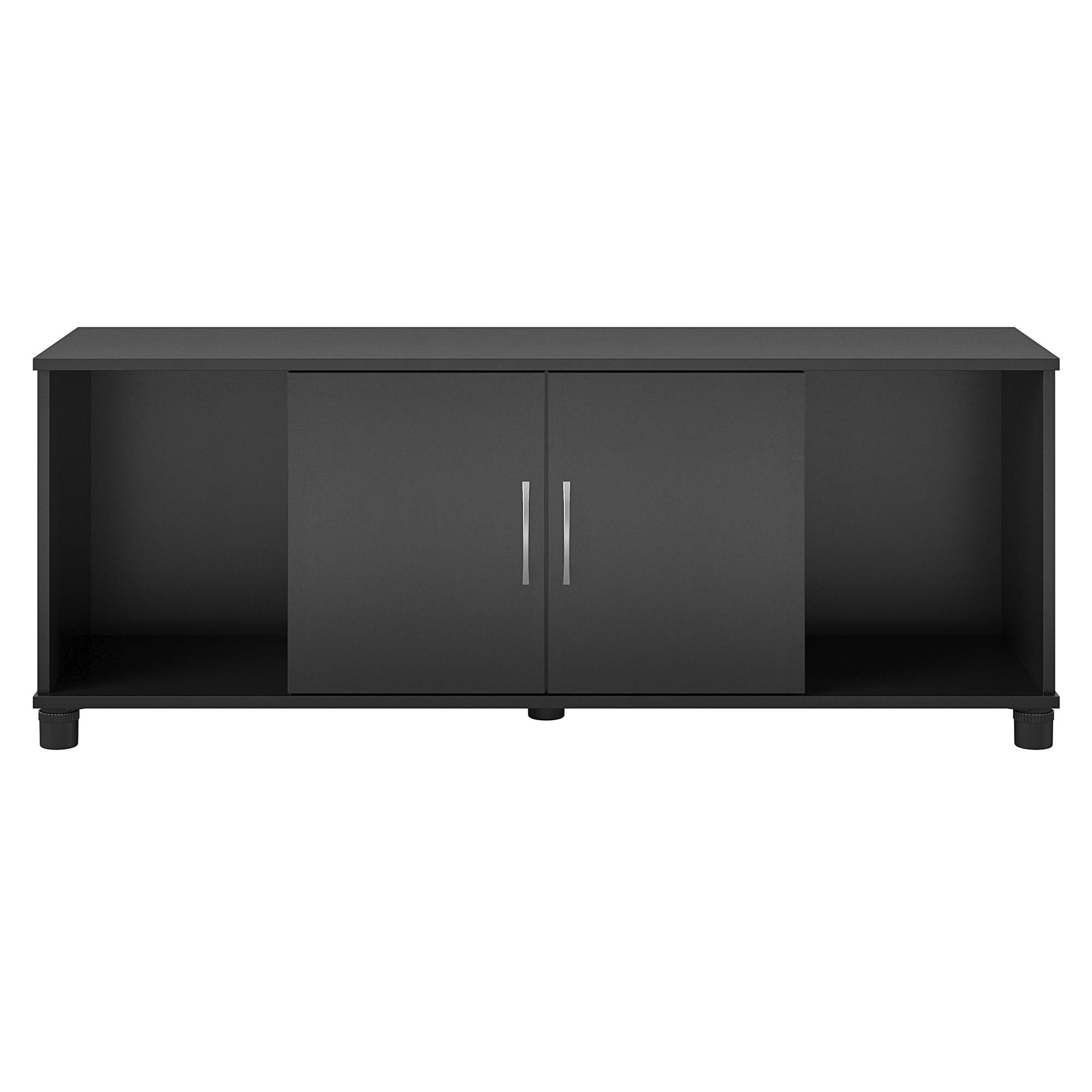 Mueble para el hogar Ameriwood Home Lory 53.58 pulgadas de ancho x 20.50 pulgadas de alto en textura negra con moteado 6004056COM