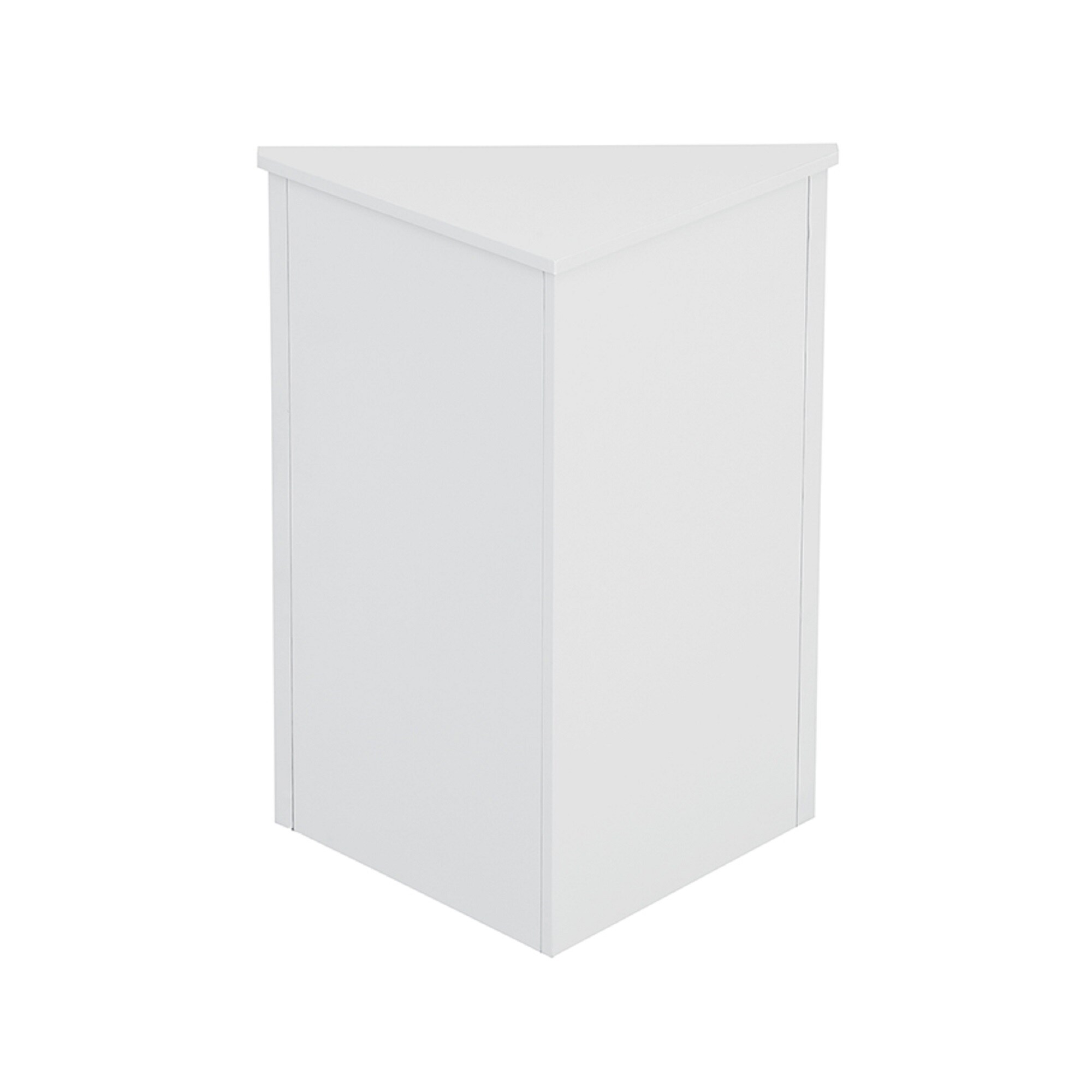 Gabinete de almacenamiento utilitario montado en la pared de composite de madera blanco ModernLuxe de 17.2 pulgadas de ancho x 31.5 pulgadas de alto L-WF291467AAK