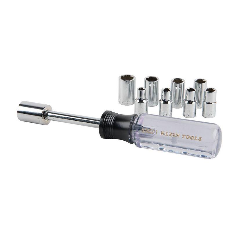 Juego de llaves de dado de 1/4 de pulgada Klein Tools (13 piezas) - 65500
