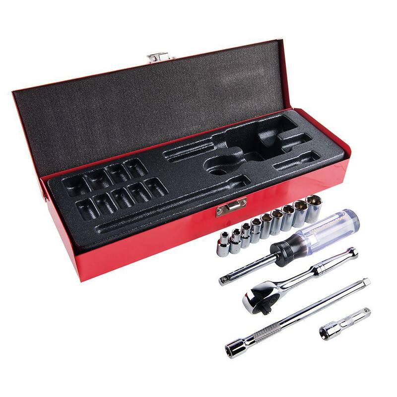 Juego de llaves de dado de 1/4 de pulgada Klein Tools (13 piezas) - 65500
