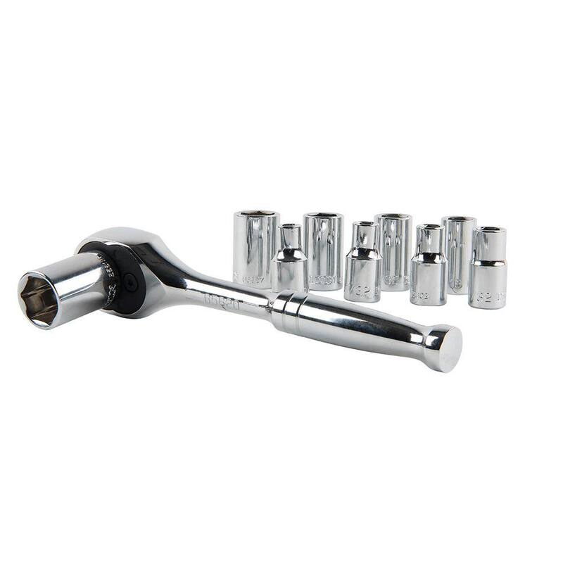 Juego de llaves de dado de 1/4 de pulgada Klein Tools (13 piezas) - 65500