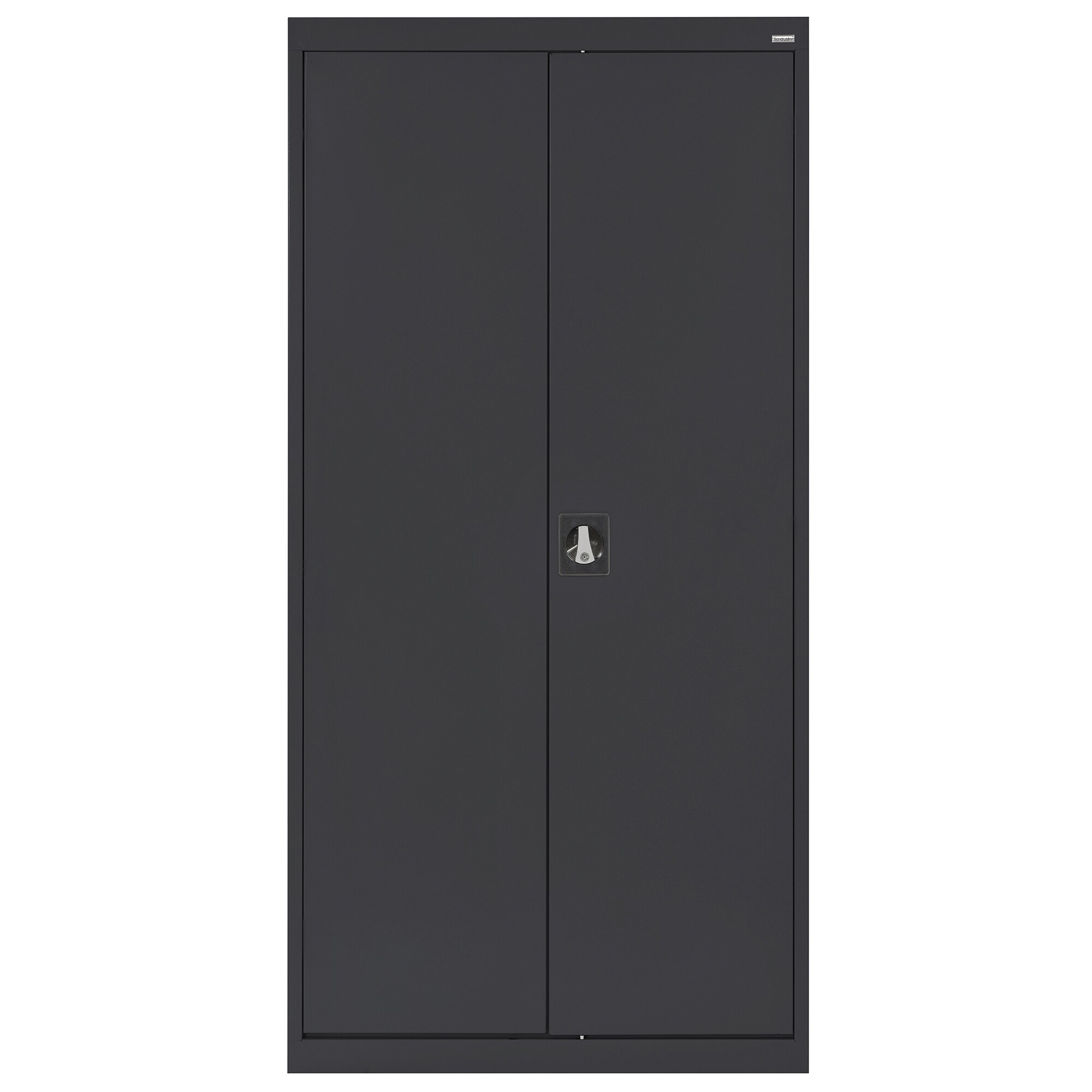 Gabinete de Garage de Acero Independiente Sandusky de 36 pulgadas de ancho x 72 pulgadas de alto x 18 pulgadas de profundidad en color negro EACR361872-09