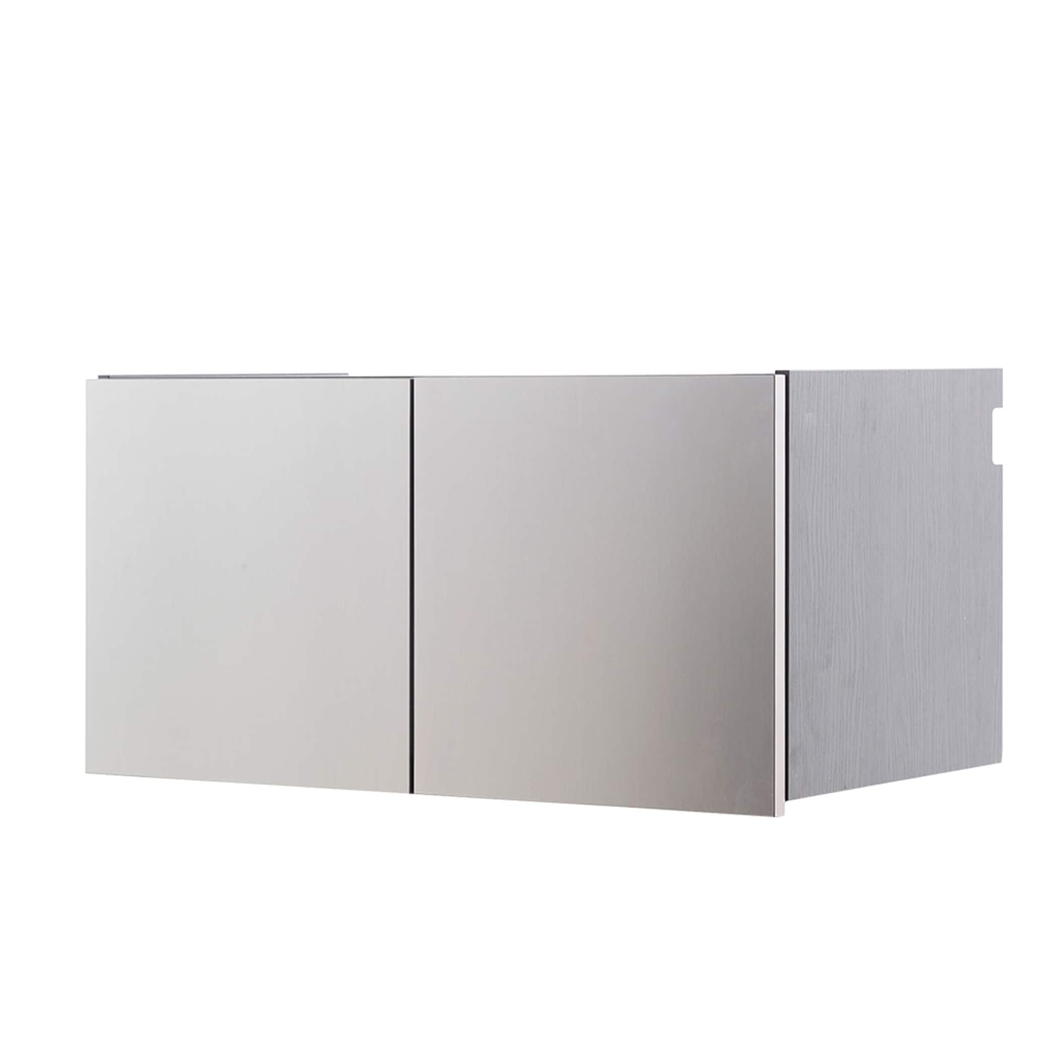 Gabinete para garaje montado en la pared Klair Living Nova de madera compuesta en gris NOVA-W3220