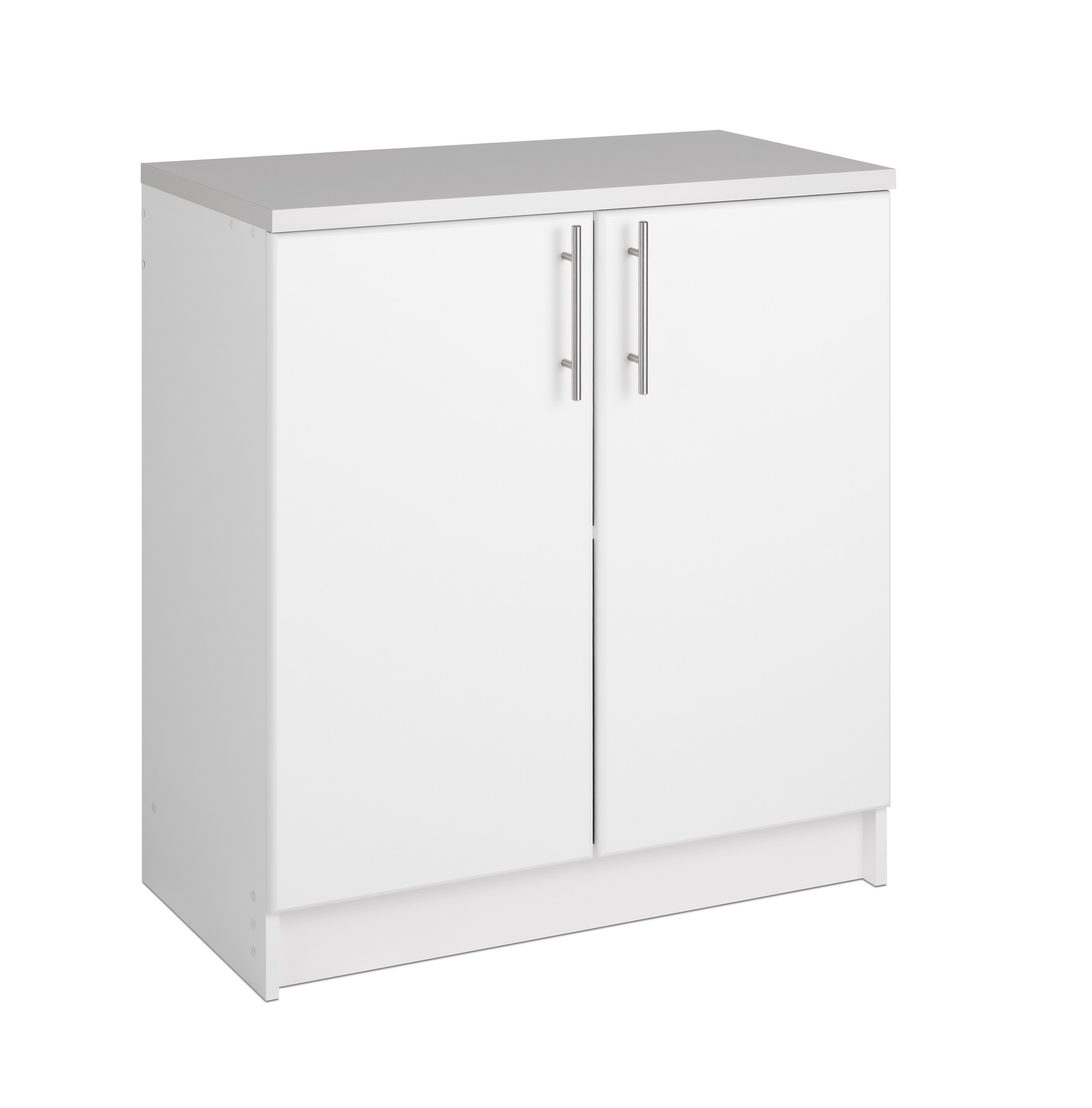 Gabinete de almacenamiento blanco de utilidad independiente de madera compuesta Elite Prepac de 96 pulgadas de ancho x 89 pulgadas de alto WRSX-1018-6M
