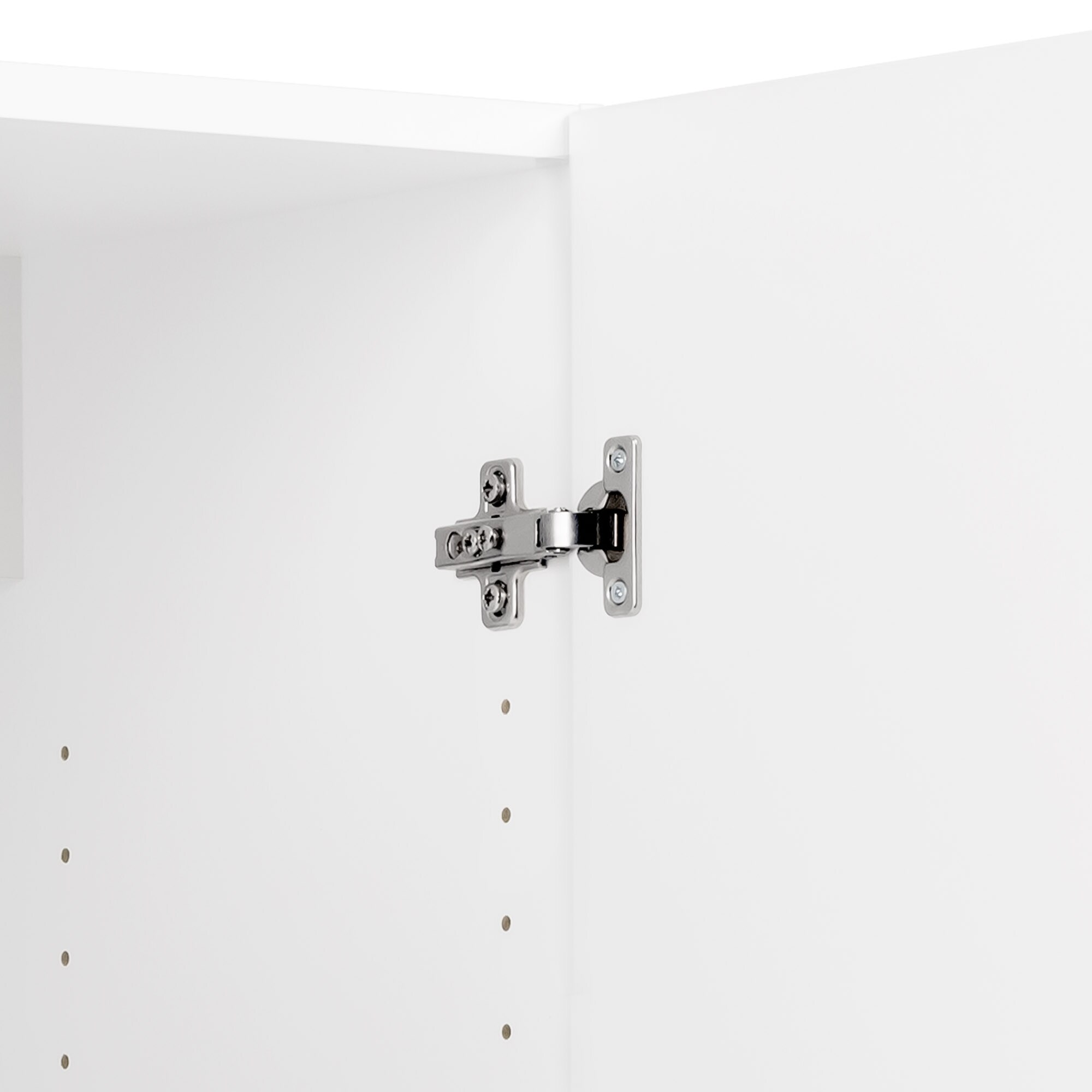 Gabinete de almacenamiento blanco de utilidad independiente de madera compuesta Elite Prepac de 96 pulgadas de ancho x 89 pulgadas de alto WRSX-1018-6M