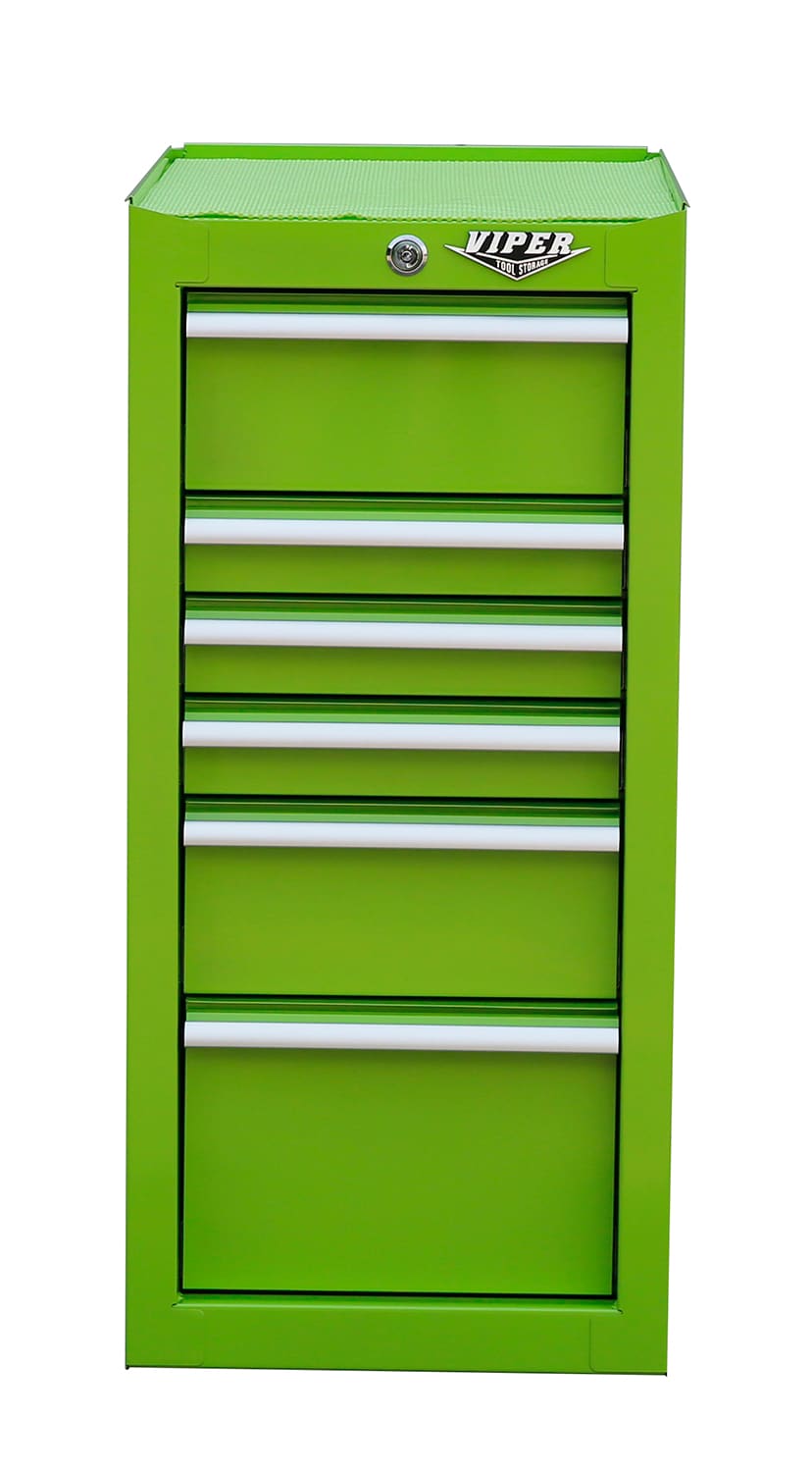Sistema de almacenamiento para garaje de acero verde lima de 16 pulgadas de ancho x 34.38 pulgadas de alto x 24.63 pulgadas de profundidad V1606SCLG de Viper Tool Storage