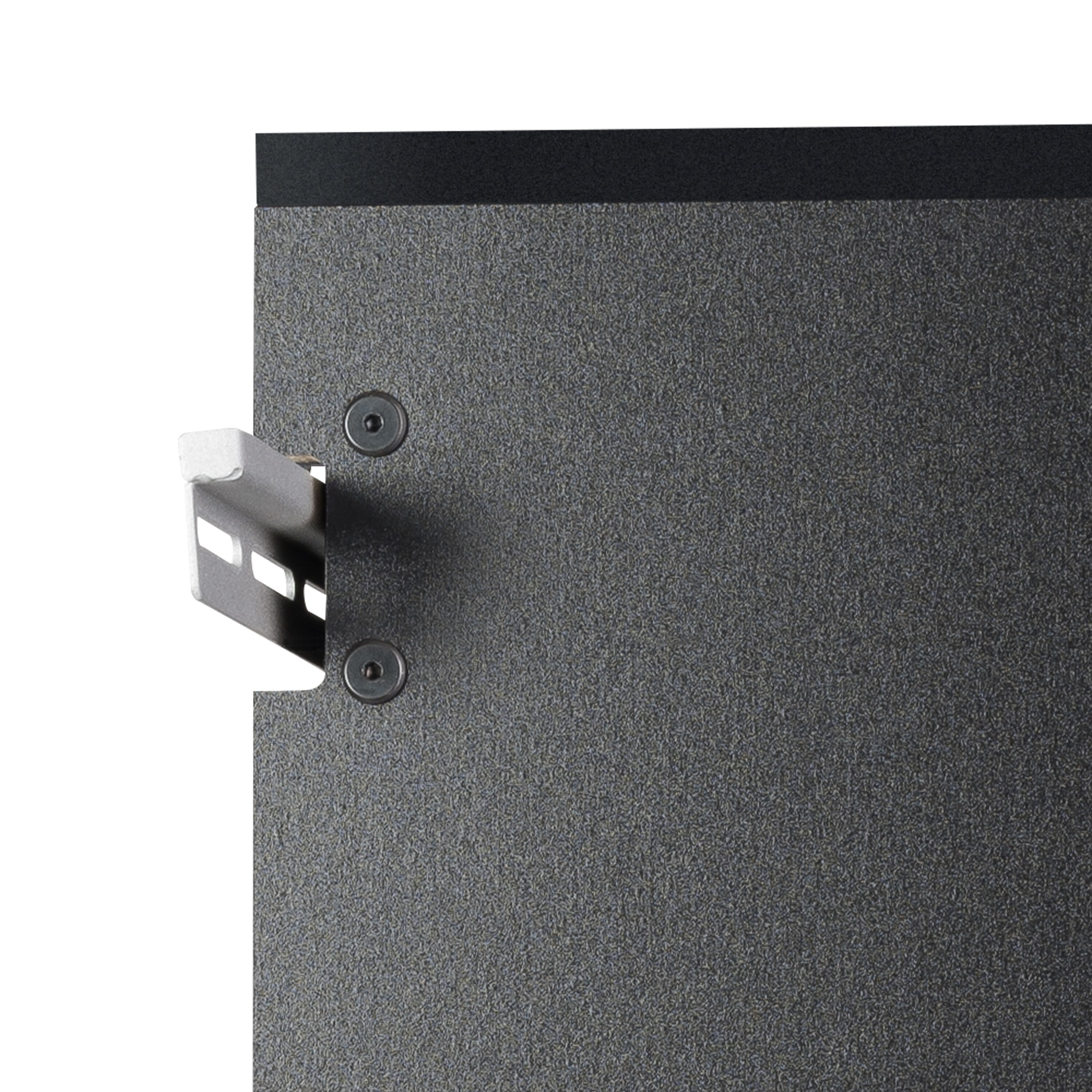 Sistema de almacenamiento para garaje Prepac de madera compuesta negra con 6 gabinetes de 120 pulgadas de ancho x 72 pulgadas de alto x 16 pulgadas de profundidad BRGW-0709-6M