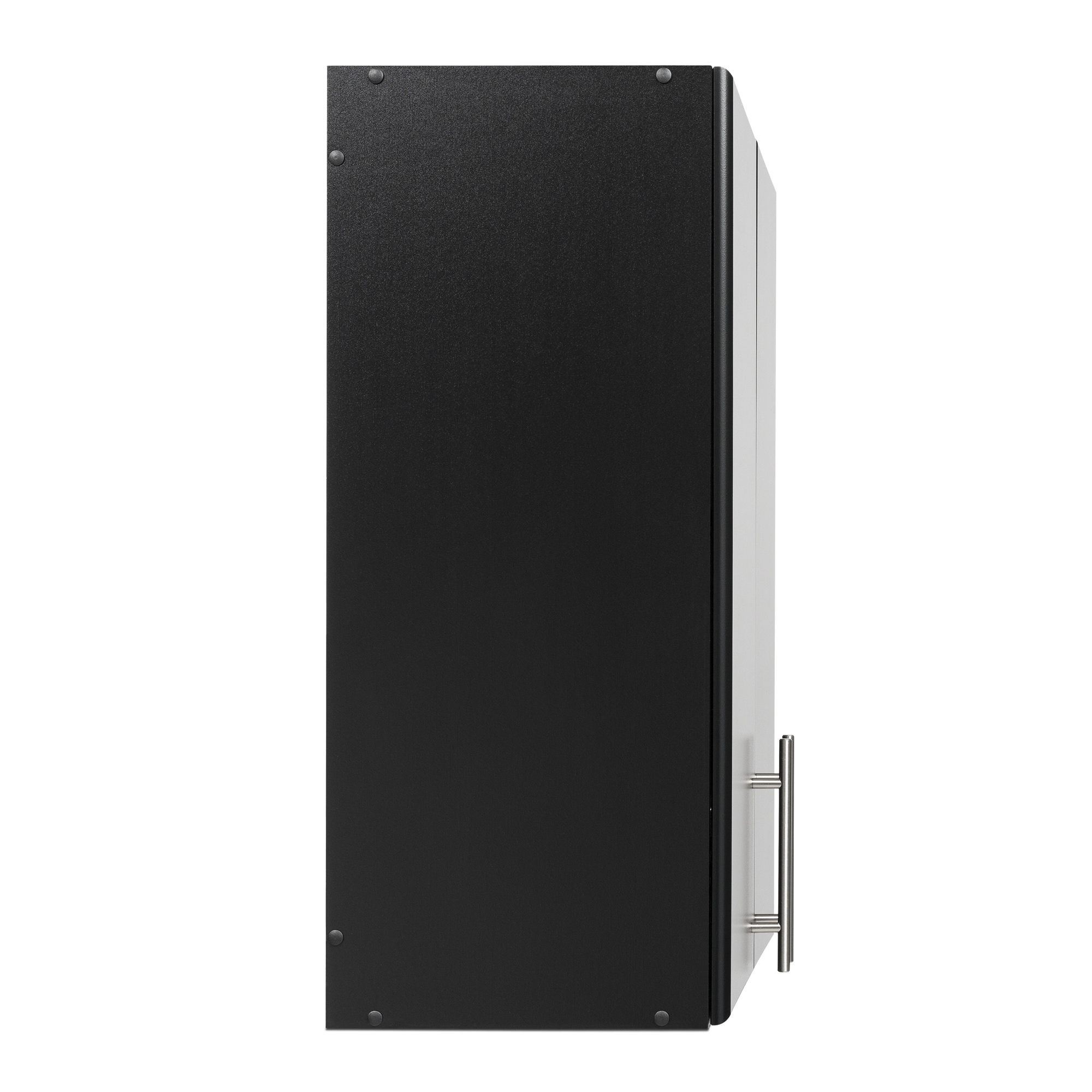 Gabinete de almacenamiento utilitario de montaje en pared negro de composite de madera Prepac Elite de 32 pulgadas de ancho por 30 pulgadas de alto BEW-3230