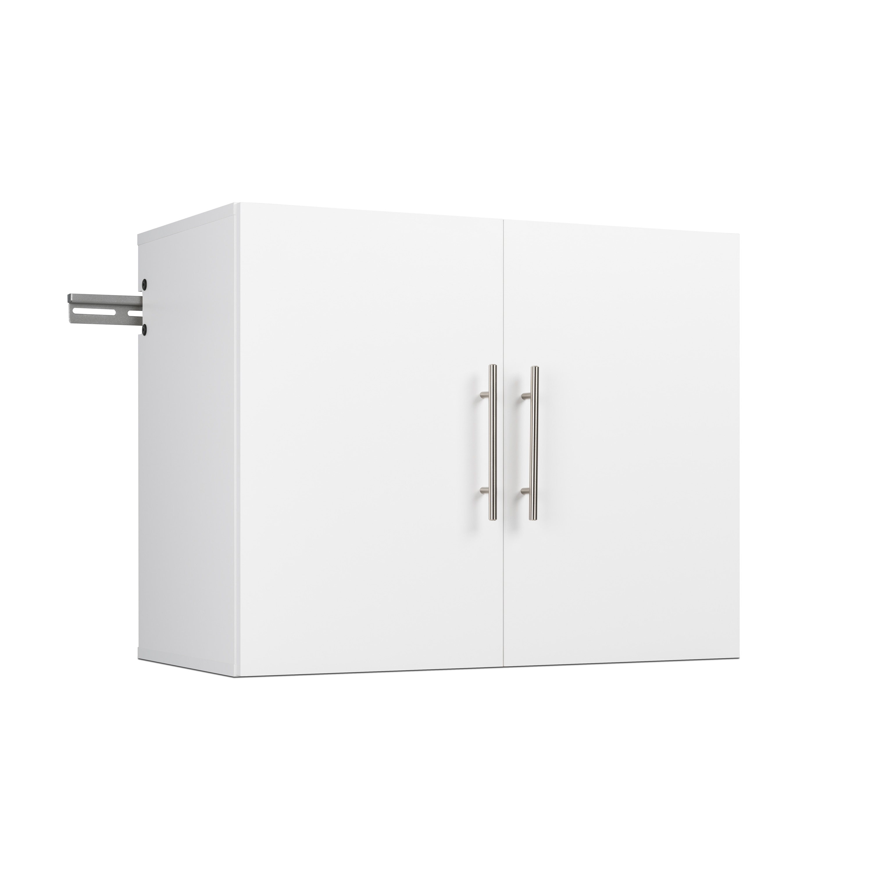 Sistema de Almacenamiento para Garaje Blanco de Madera Compuesta de 90 pulgadas de Ancho x 72 pulgadas de Alto x 16 pulgadas de Profundidad con 5 Gabinetes WRGW-0708-5M