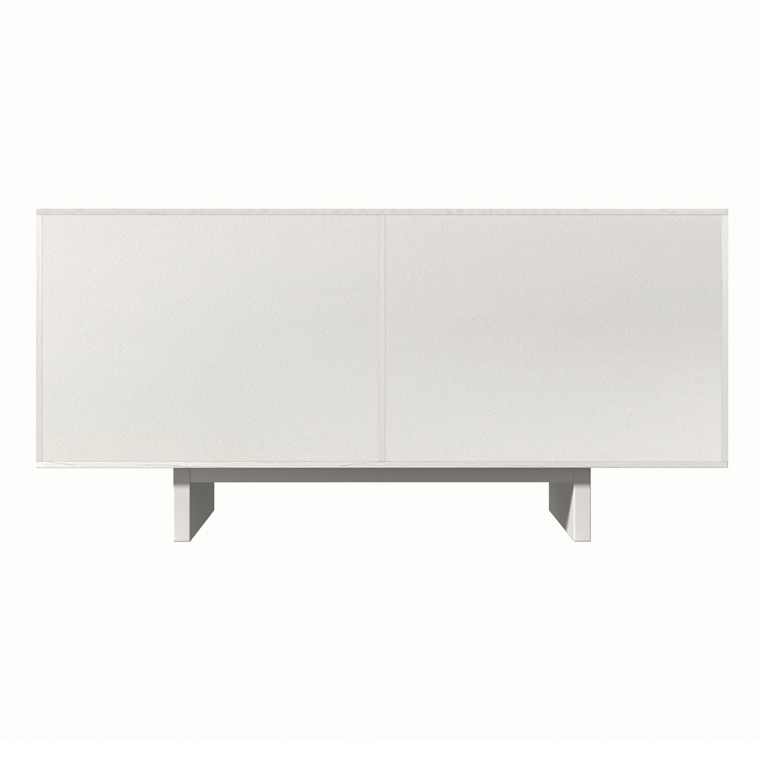 Gabinete de almacenamiento utilitario independiente de MDF blanco de 15.75 pulgadas de ancho x 30.71 pulgadas de alto GZ1661-K-GW