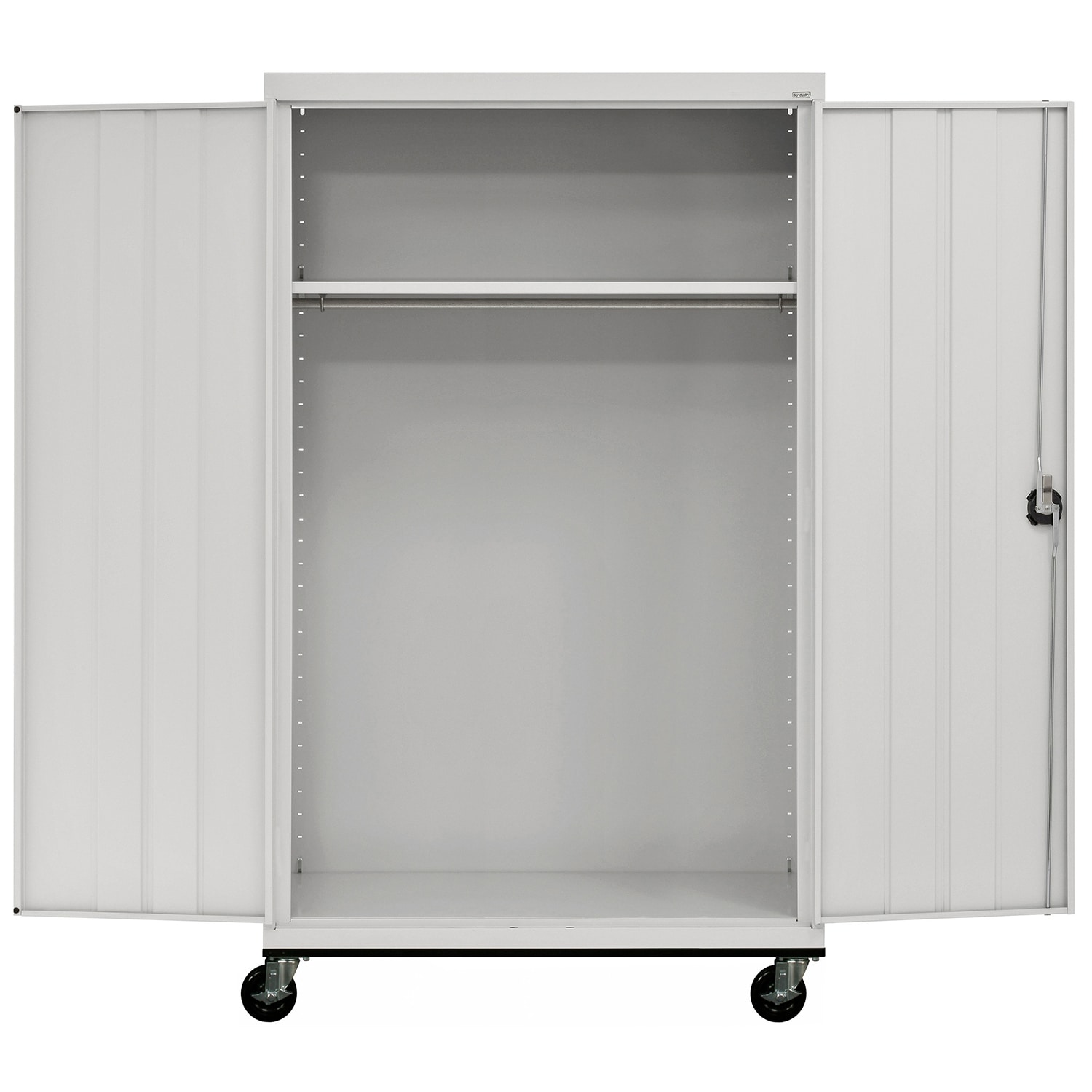 Gabinete de acero independiente para garaje en color gris de 46 pulgadas de ancho x 78 pulgadas de alto x 24 pulgadas de profundidad de Sandusky