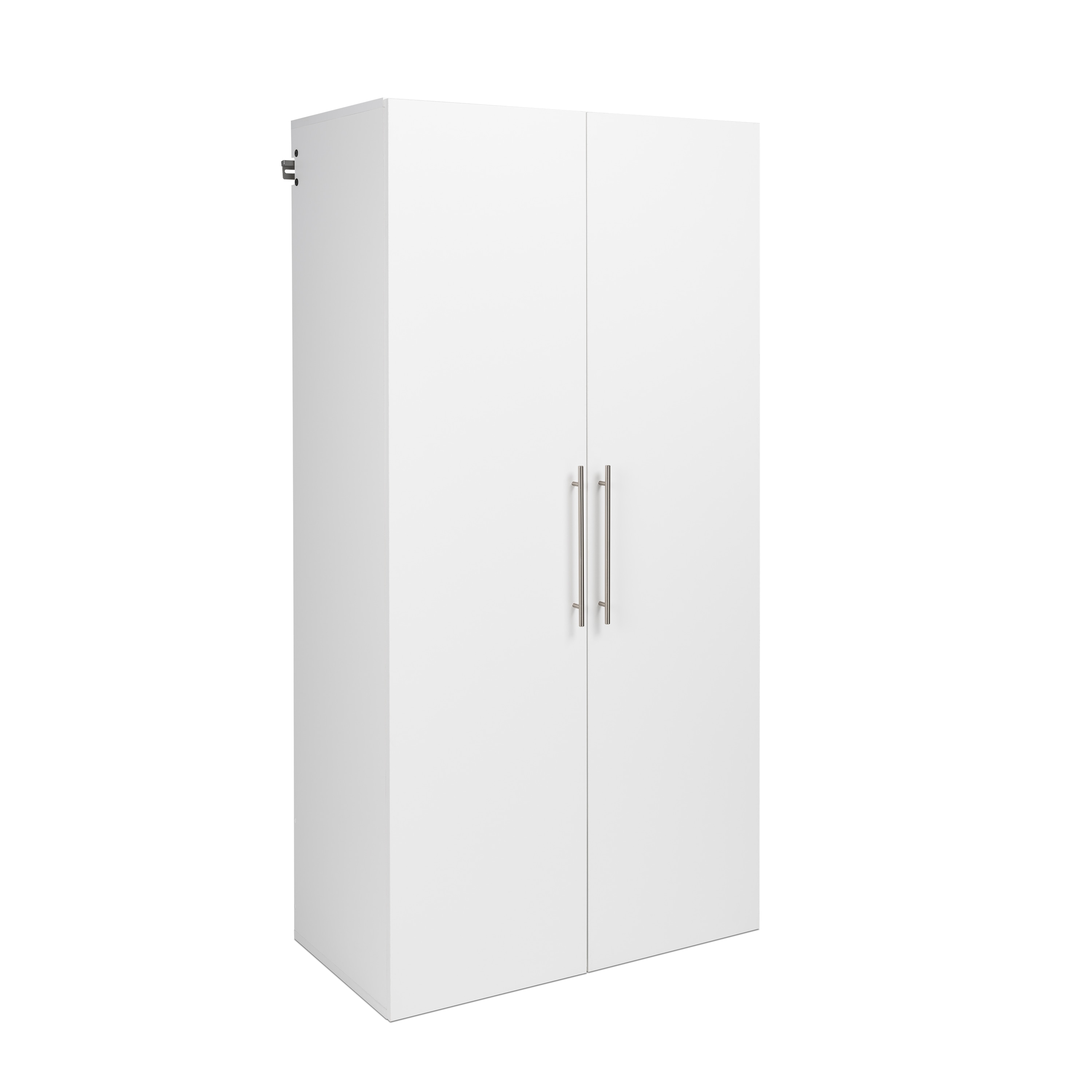 Gabinete de almacenamiento utilitario de montaje en pared blanco Prepac HangUps de 36 pulgadas de ancho x 72 pulgadas de alto en compuesto de madera WSWW-0710-2K