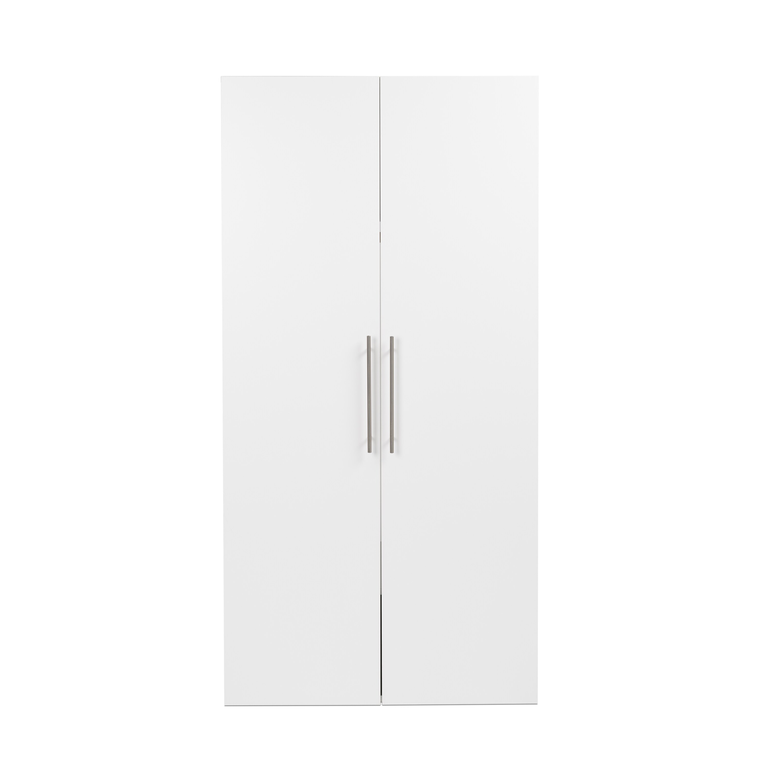 Gabinete de almacenamiento utilitario de montaje en pared blanco Prepac HangUps de 36 pulgadas de ancho x 72 pulgadas de alto en compuesto de madera WSWW-0710-2K