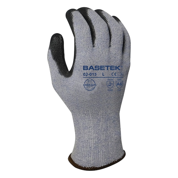 Guantes resistentes al corte Armor Guys, Nivel de corte A6, 13g, azules, talla M - 02-015-M