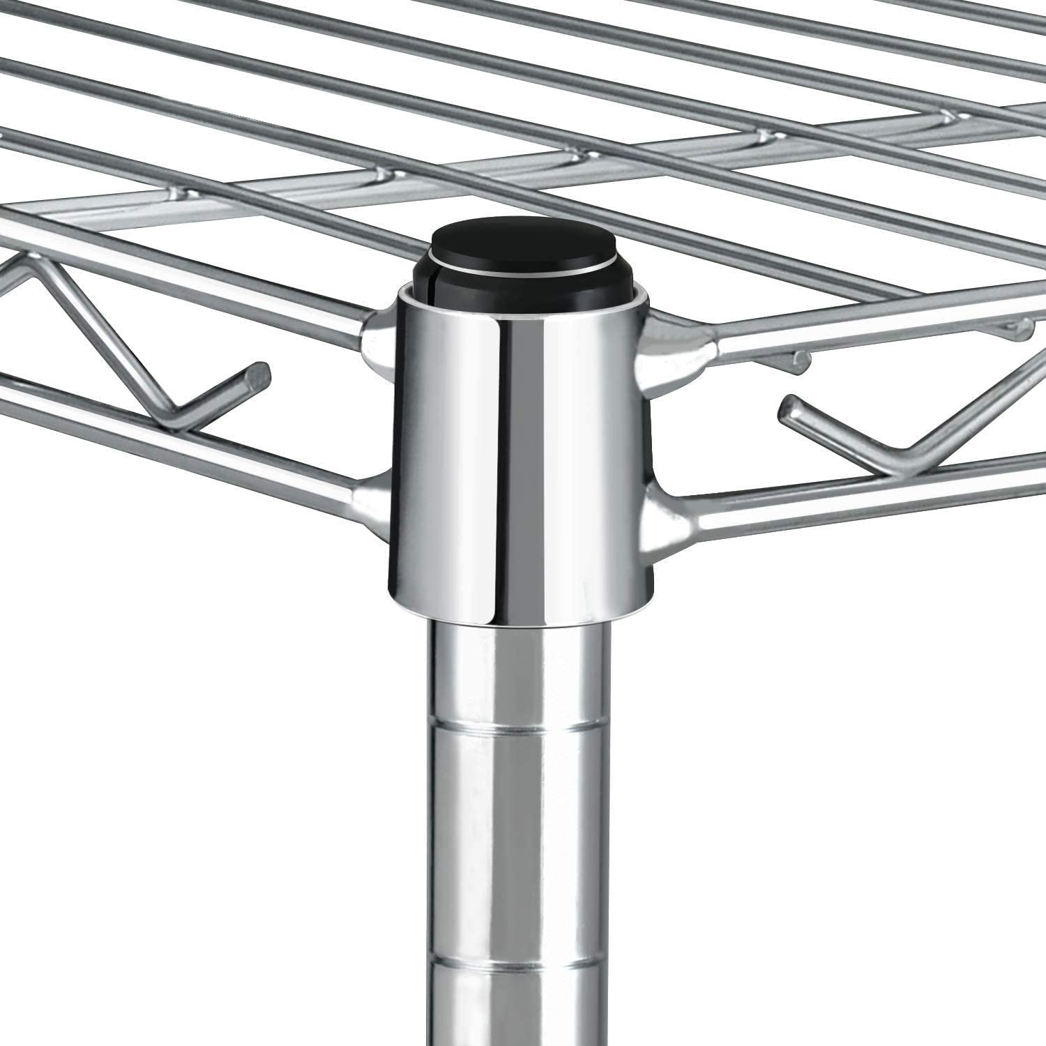 Sistema de almacenamiento para garaje de acero cromado LTMATE 35.42 pulgadas de ancho x 17.7 pulgadas de profundidad LSHKSHLF35186104C