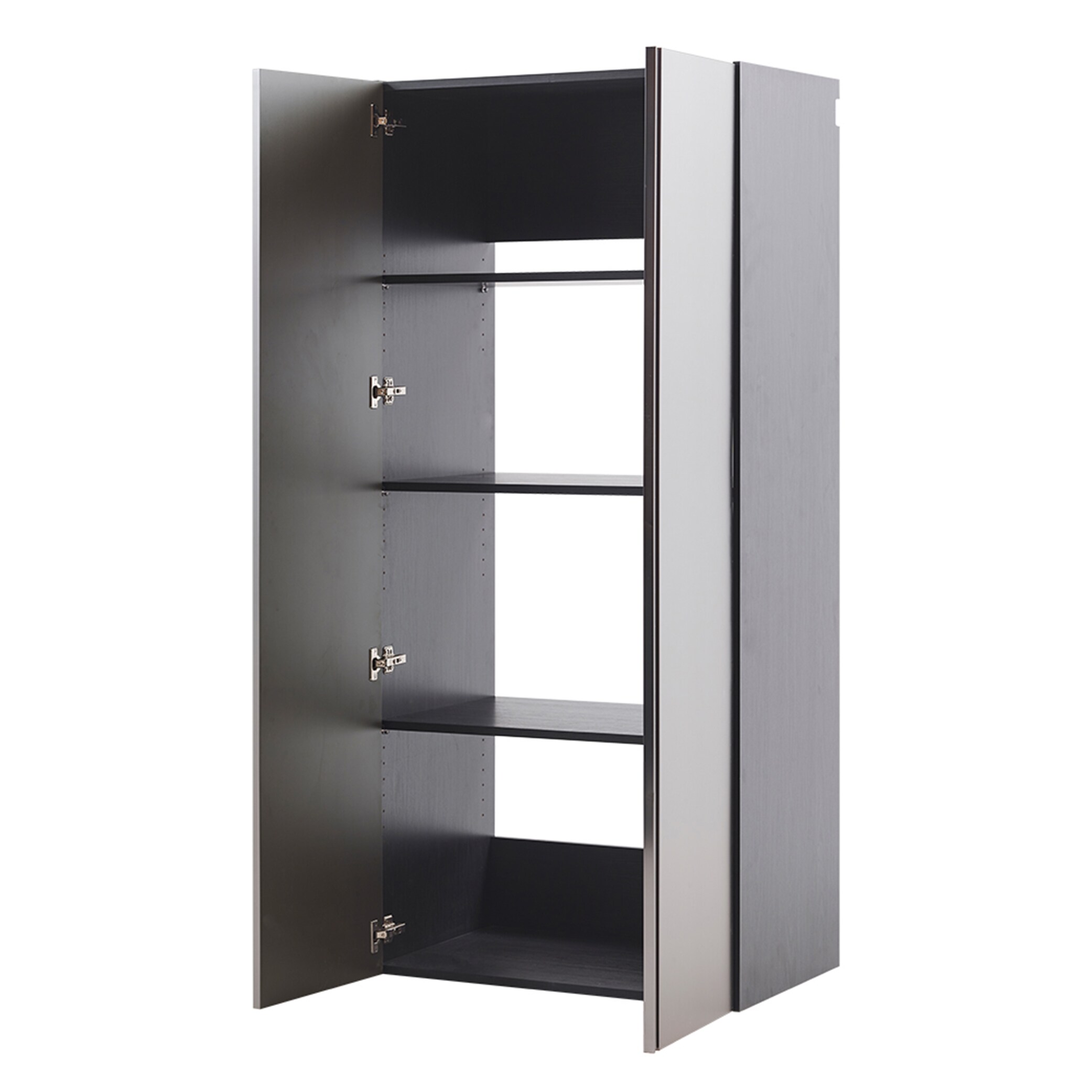 Gabinete para garaje montado en la pared de madera compuesta Klair Living Nova en gris NOVA-SC3220