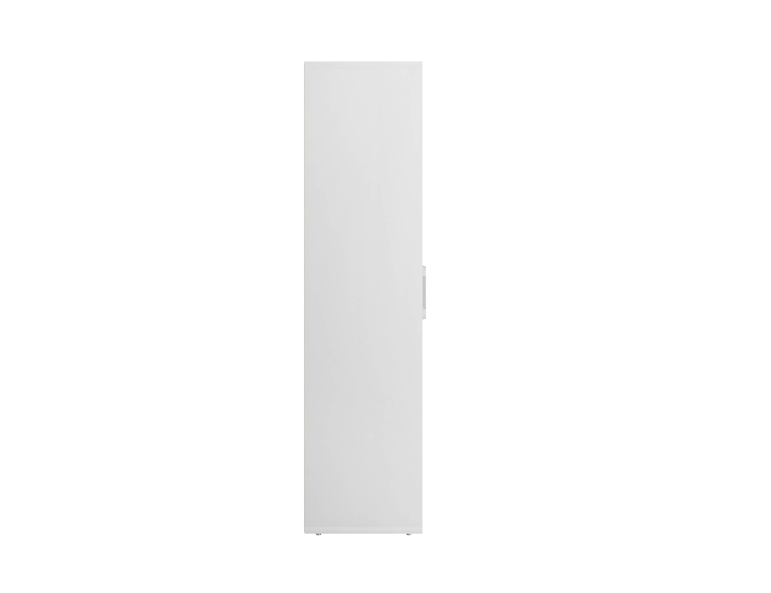 Gabinete de garaje independiente de madera compuesta en blanco de Manhattan Comfort Eiffel de 35.43 pulgadas de ancho x 73.43 pulgadas de alto x 17.72 pulgadas de profundidad