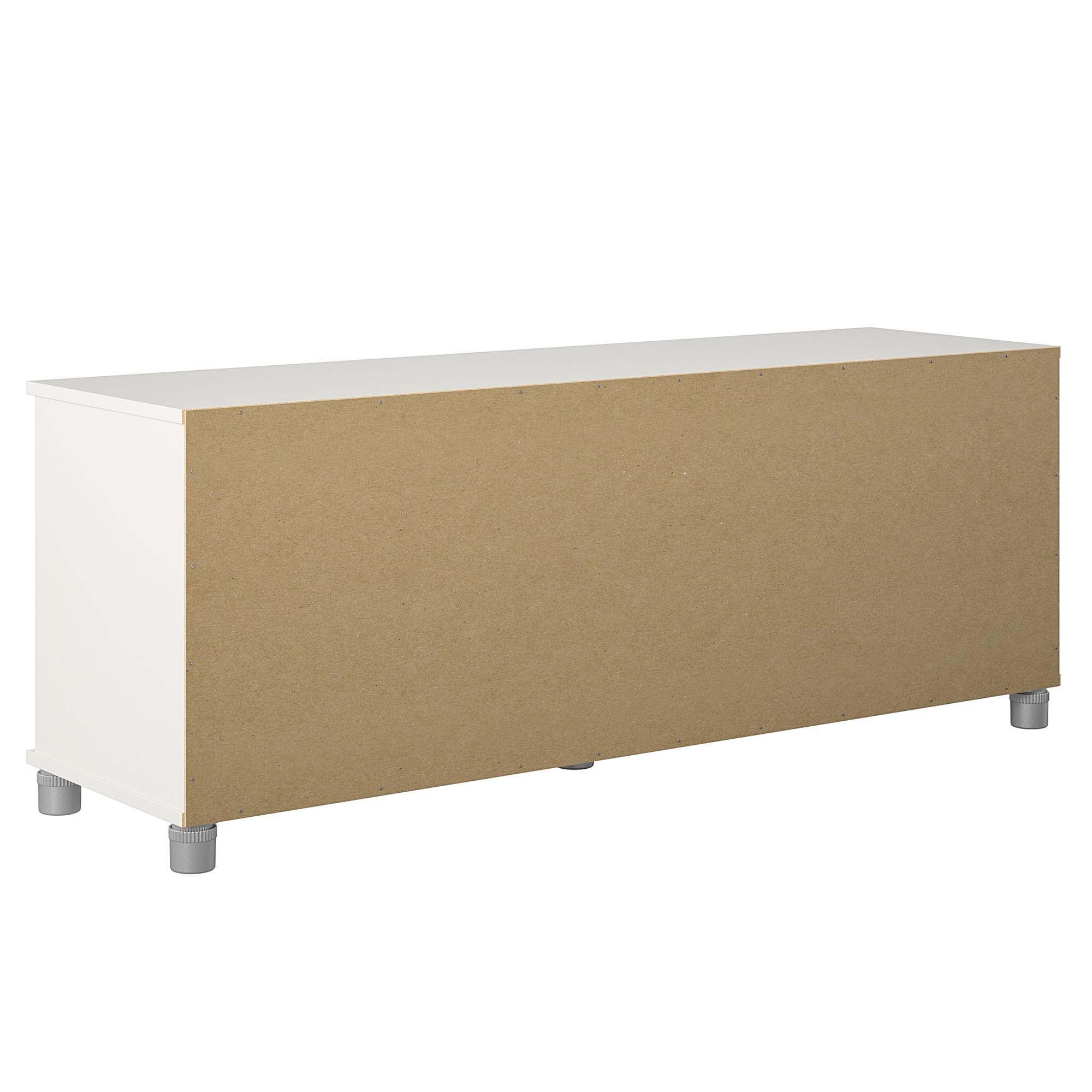 Ameriwood Home Lory 53.58 pulgadas de ancho x 20.50 pulgadas de alto en Blanco Stipple 6004015COM