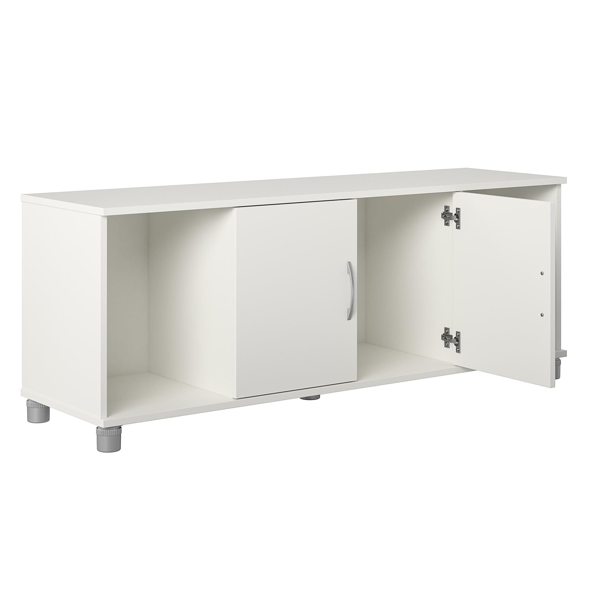 Ameriwood Home Lory 53.58 pulgadas de ancho x 20.50 pulgadas de alto en Blanco Stipple 6004015COM