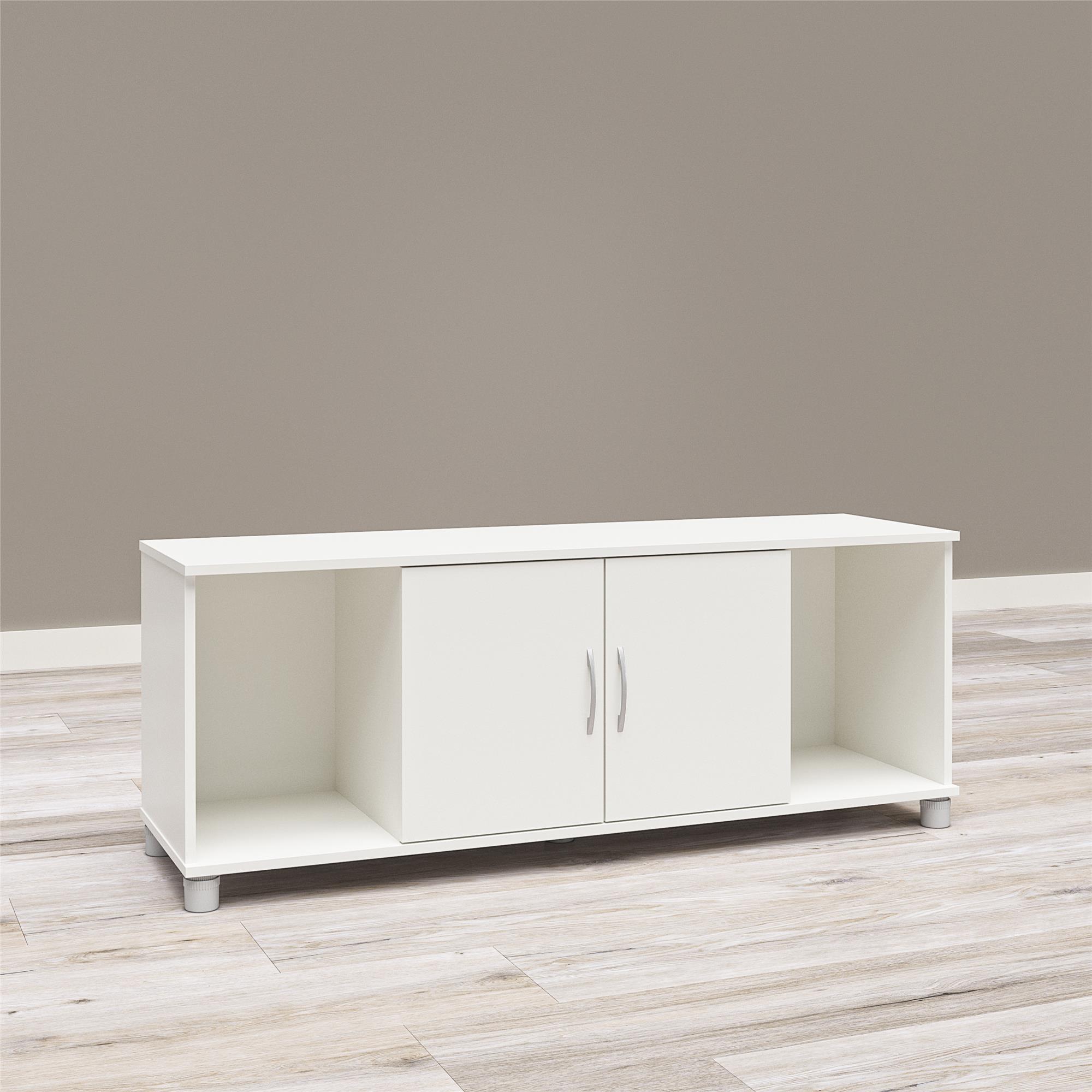 Ameriwood Home Lory 53.58 pulgadas de ancho x 20.50 pulgadas de alto en Blanco Stipple 6004015COM