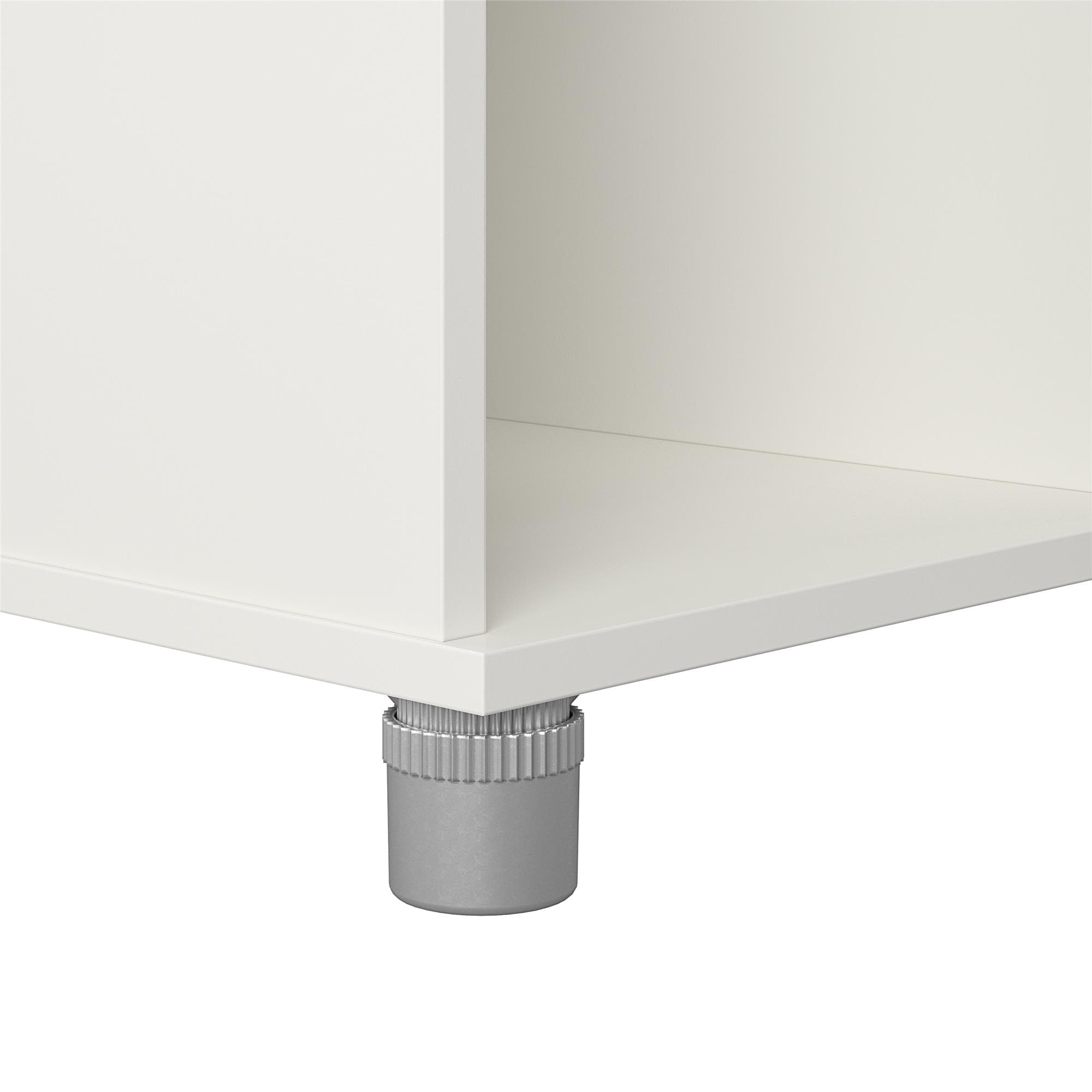 Ameriwood Home Lory 53.58 pulgadas de ancho x 20.50 pulgadas de alto en Blanco Stipple 6004015COM