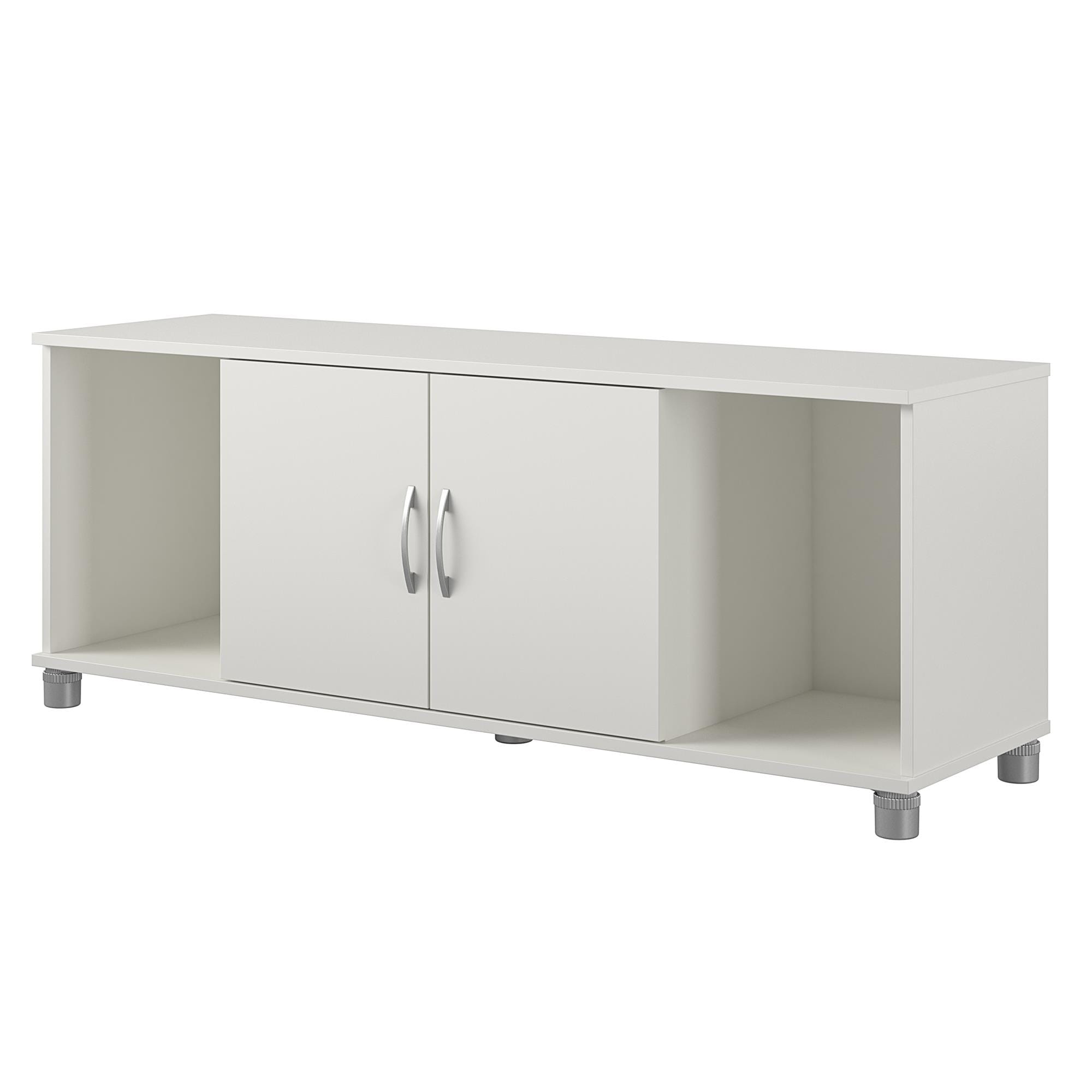 Ameriwood Home Lory 53.58 pulgadas de ancho x 20.50 pulgadas de alto en Blanco Stipple 6004015COM