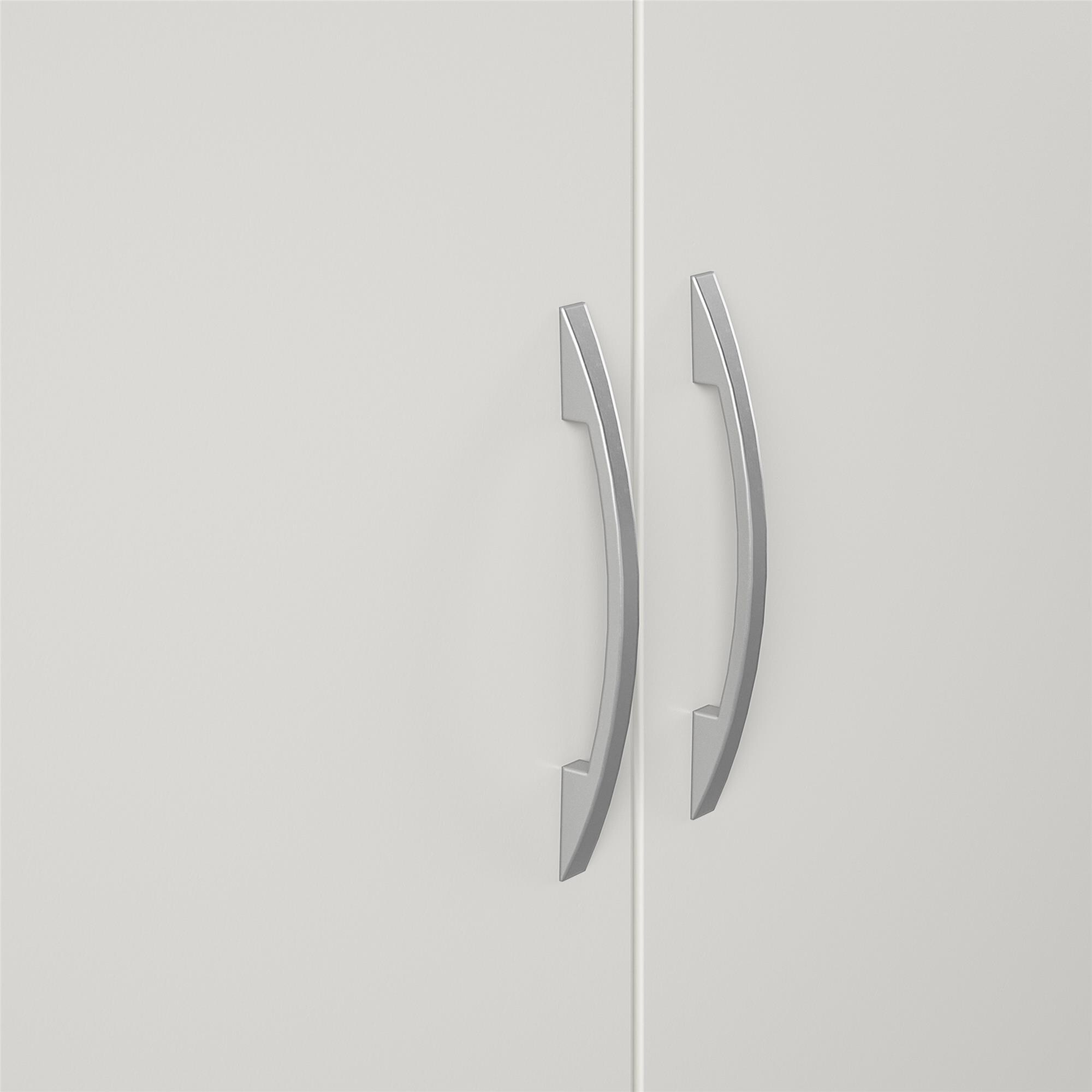 Ameriwood Home Lory 53.58 pulgadas de ancho x 20.50 pulgadas de alto en Blanco Stipple 6004015COM