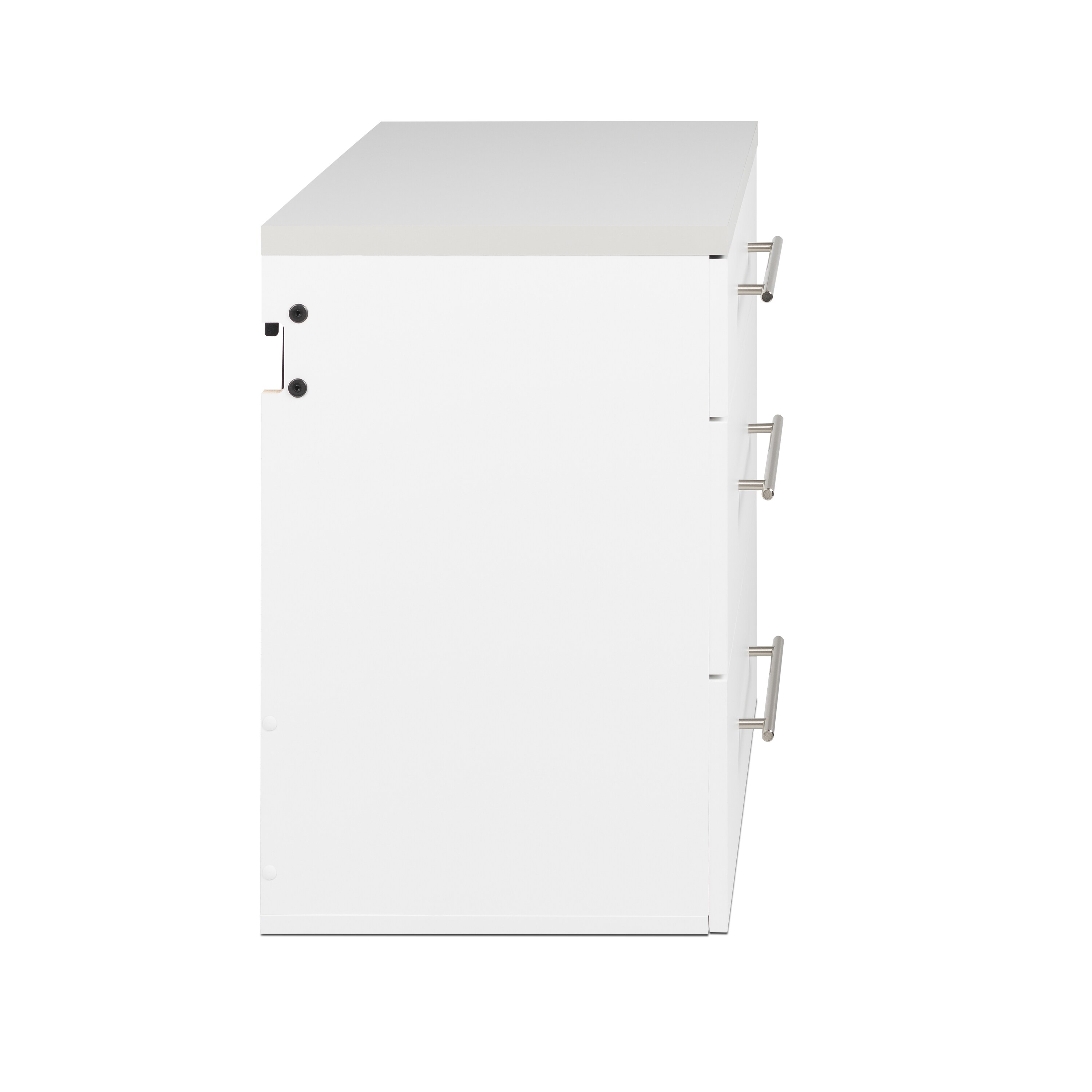 Sistema de Almacenamiento para Garage en Blanco de Madera Compuesta con 4 Gabinetes Prepac de 60 pulgadas de ancho x 72 pulgadas de alto x 16 pulgadas de profundidad WRGW-0706-4M