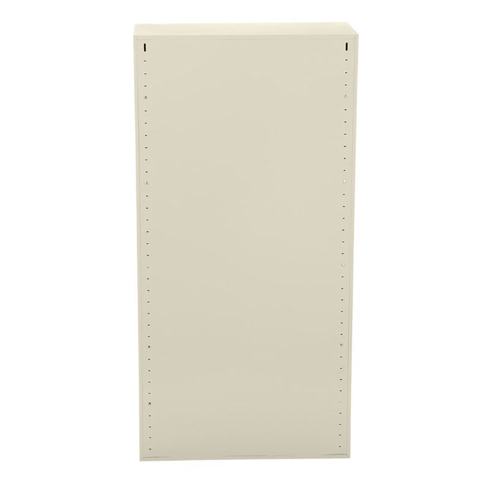 Gabinete de garaje independiente de acero en marrón/beige de 36 pulgadas de ancho x 72 pulgadas de alto x 18 pulgadas de profundidad Sandusky CAC1361872-07